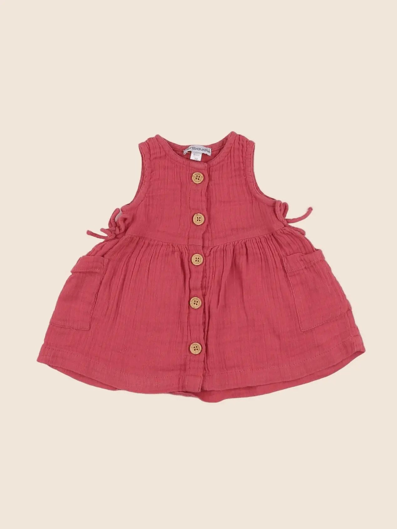 Vertbaudet - robe rose - 3 mois