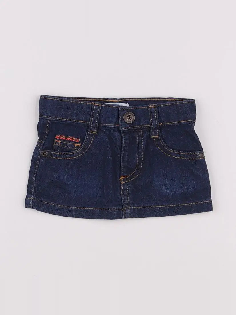 Vertbaudet - jupe bleu - 3 mois
