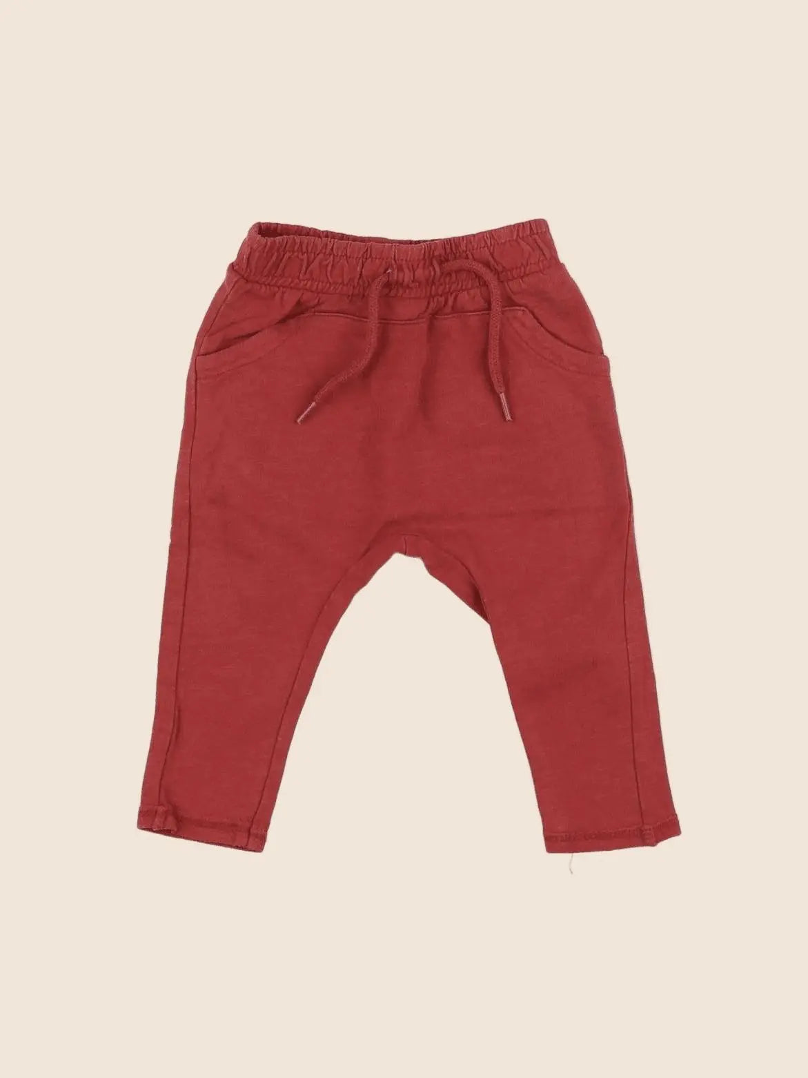 Vertbaudet - jogging rouge - 3 mois