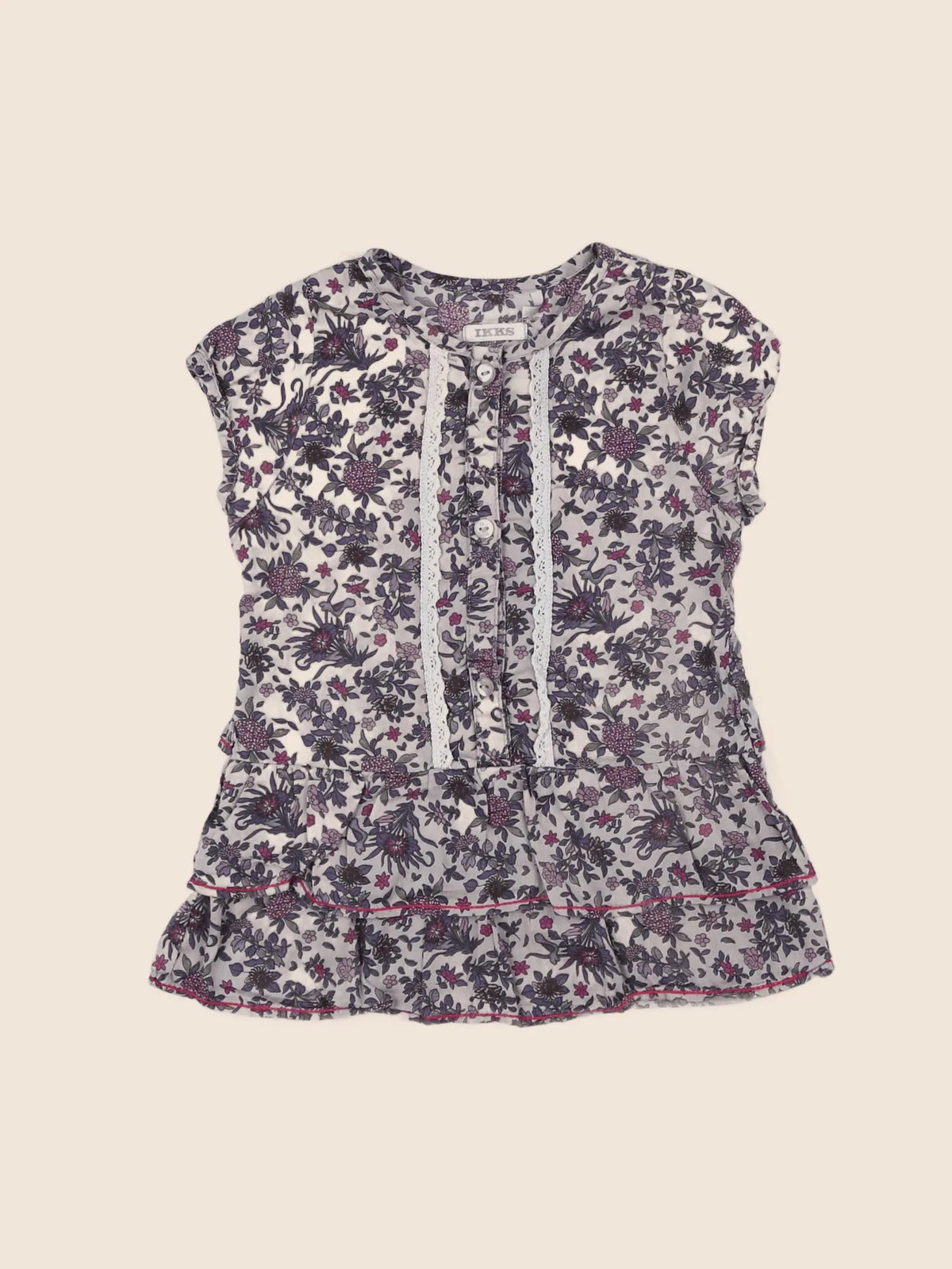 IKKS - robe gris - 12 mois