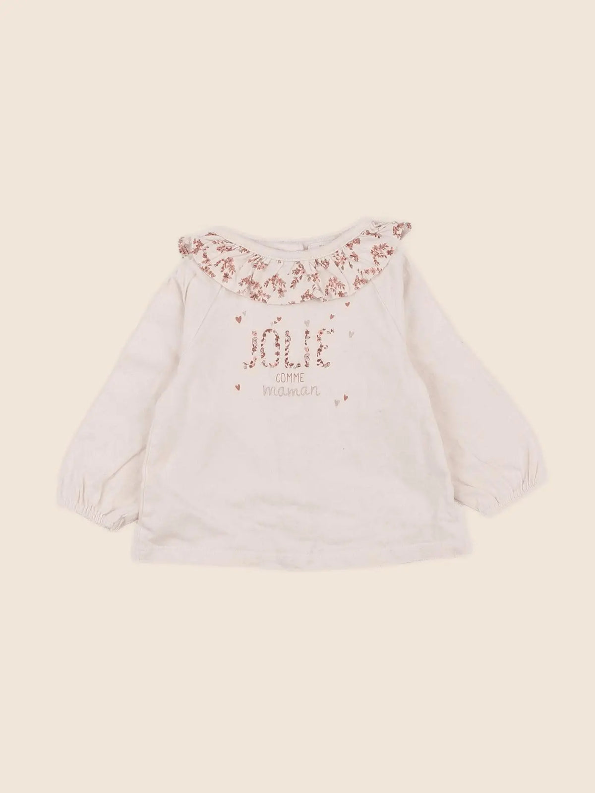 Tape à l'oeil - tee-shirt beige - 6 mois