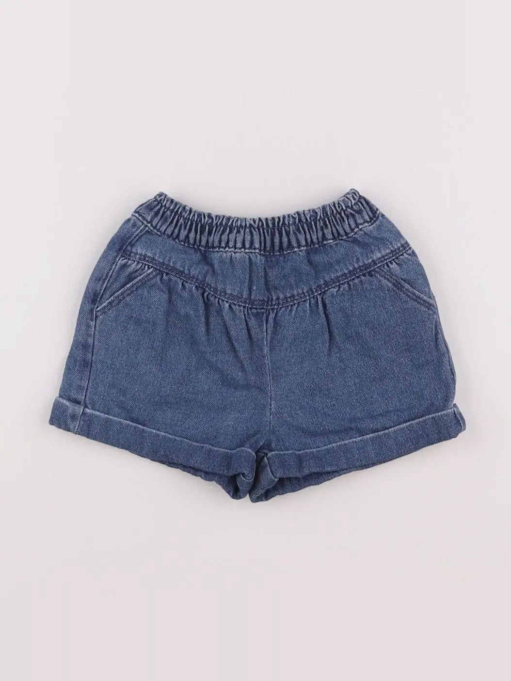 Vertbaudet - short bleu - 12 mois