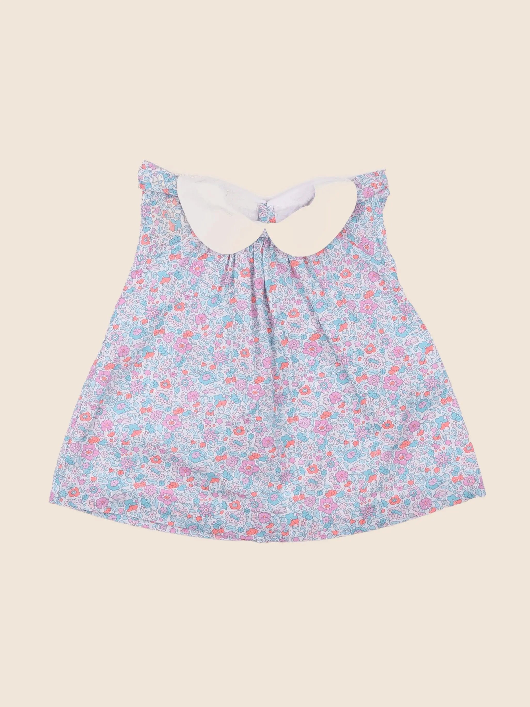 Jacadi - robe liberty bleu - 6 mois