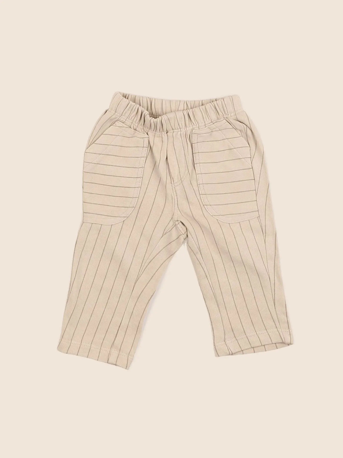 Vertbaudet - pantalon jaune - 3 mois