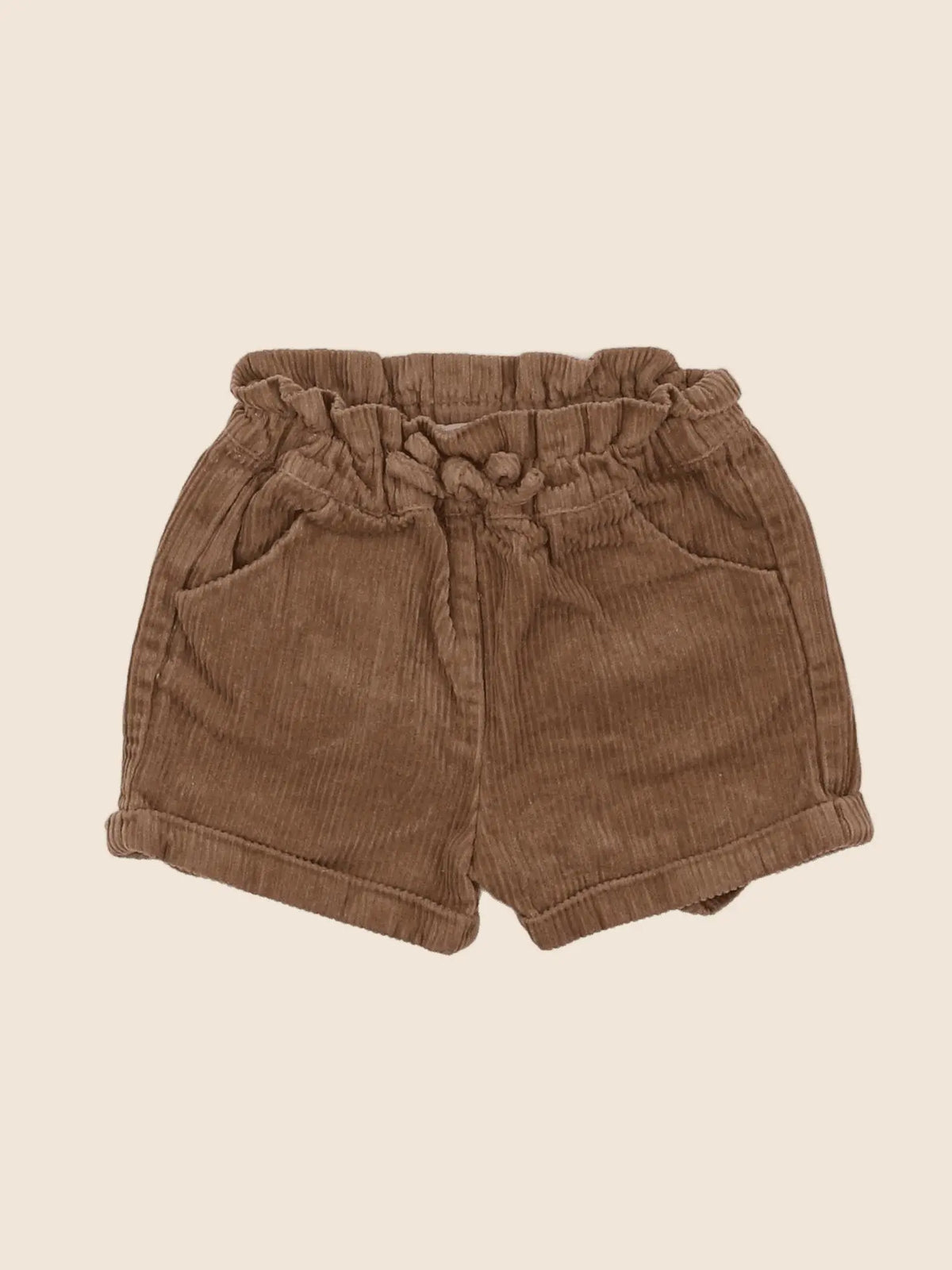 Vertbaudet - short marron - 9 mois