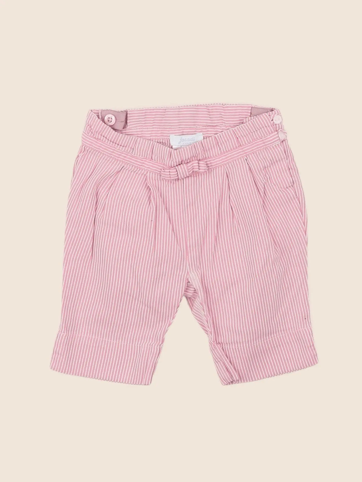 Jacadi - pantacourt rose - 6 mois