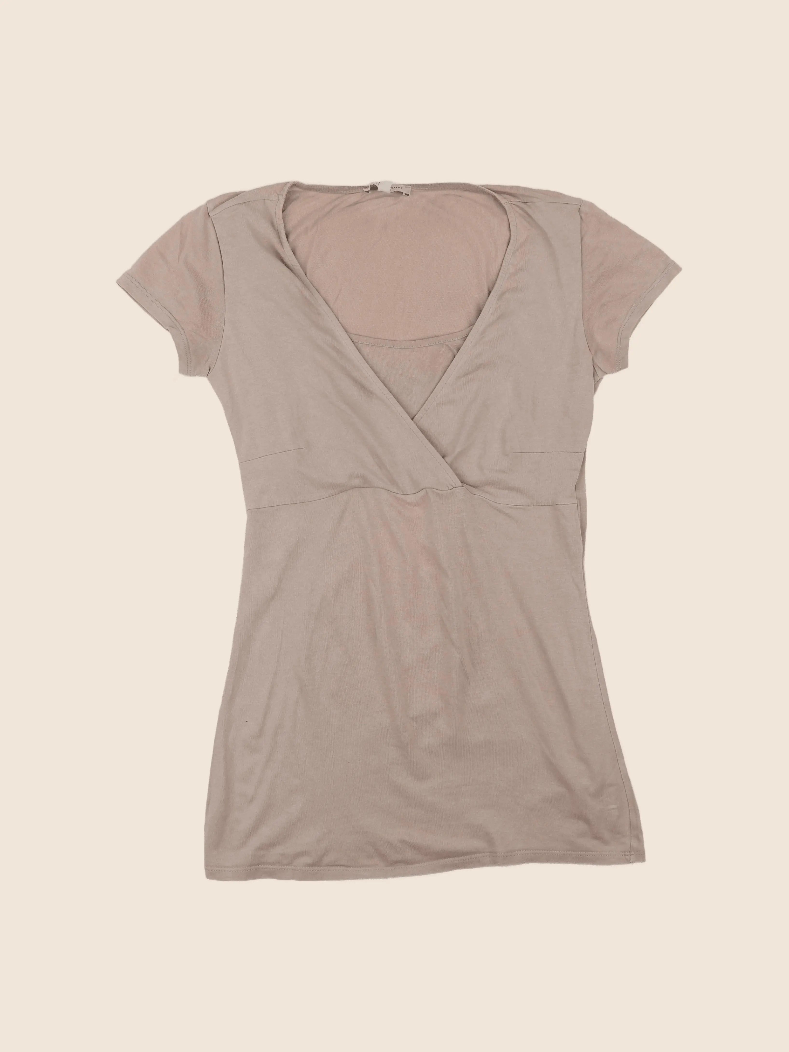 Envie de fraise - tee-shirt grossesse beige - 36 à 38
