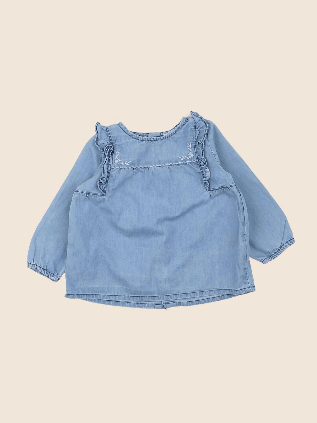 Boutchou - blouse bleu - 18 mois