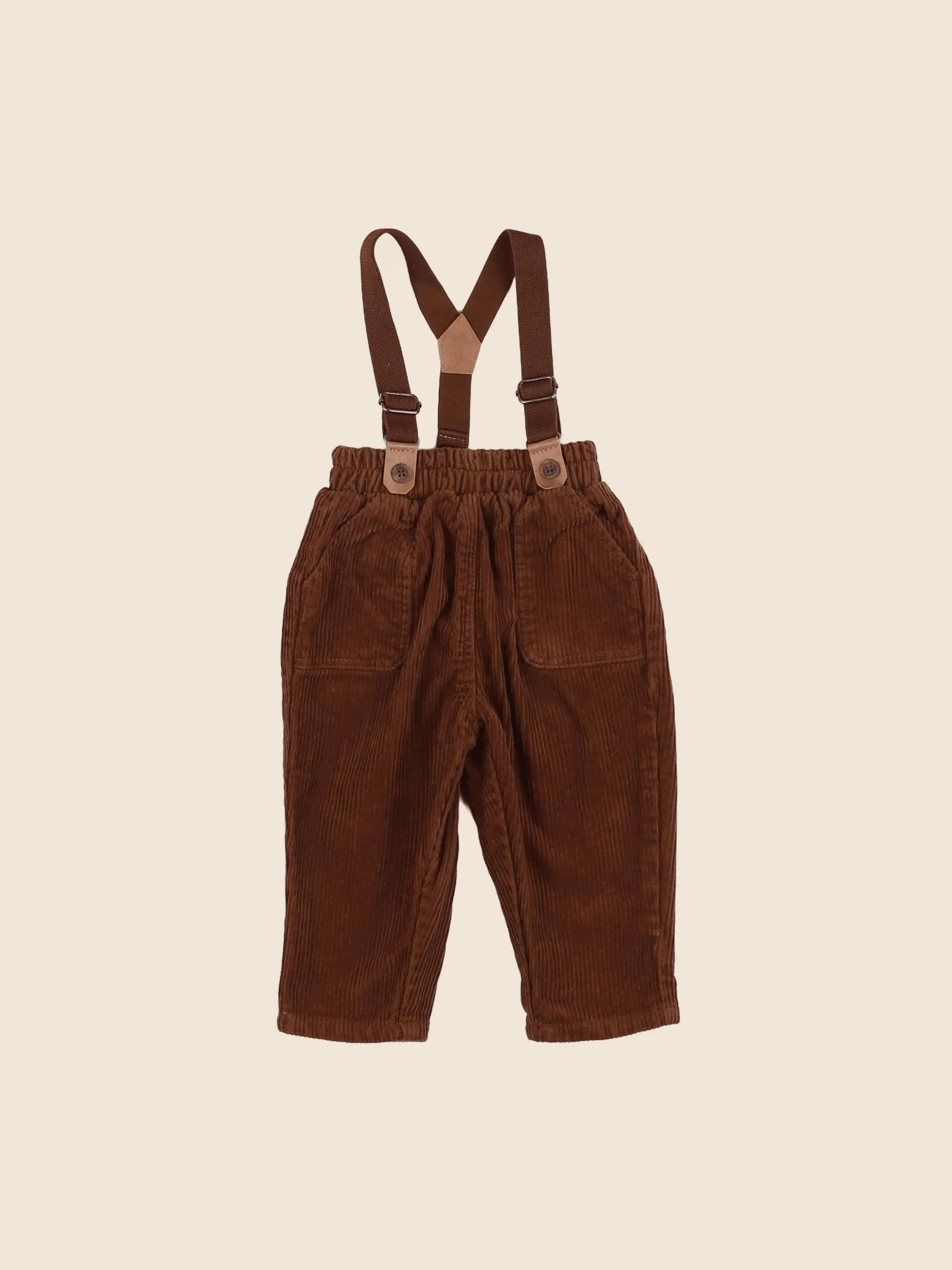 Vertbaudet - pantalon marron - 6 mois