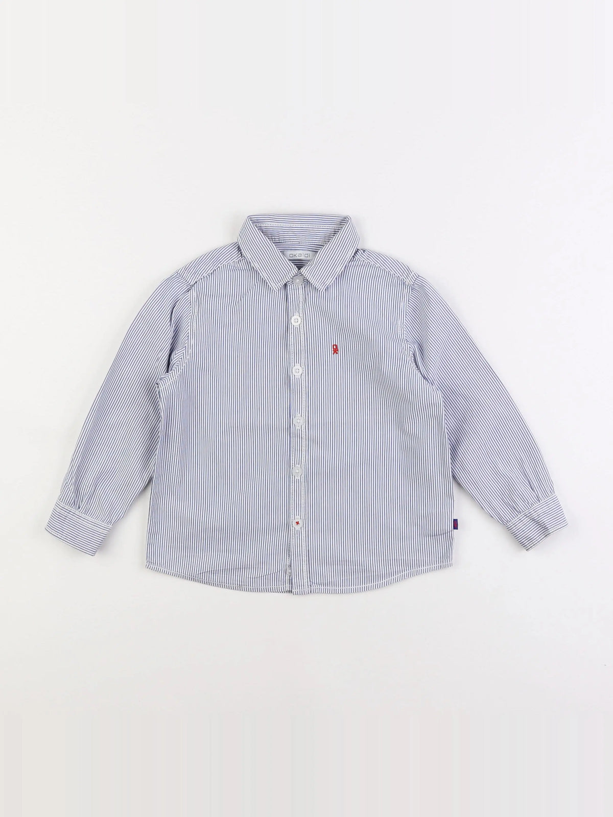 Okaidi - chemise bleu - 3 ans