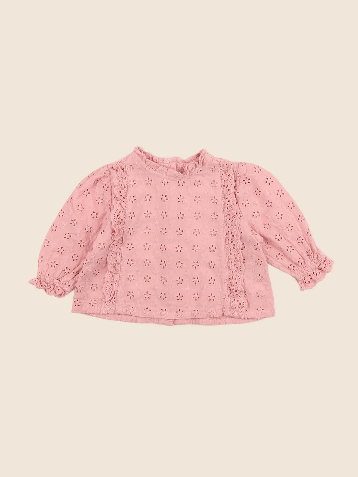 Vertbaudet - blouse rose - 6 mois