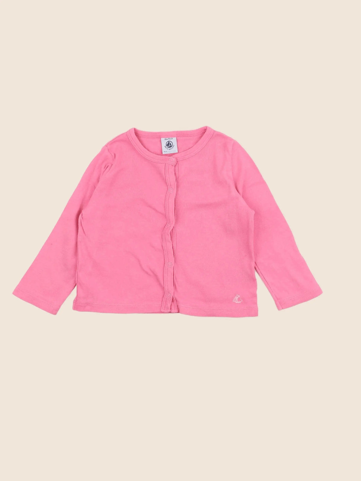 Petit Bateau - tee-shirt rose - 18 mois