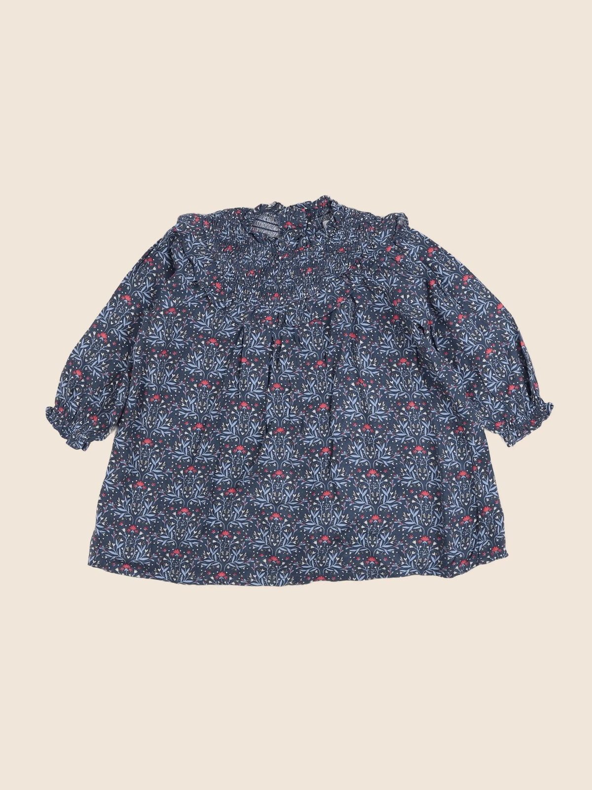Vertbaudet - robe bleu - 18 mois
