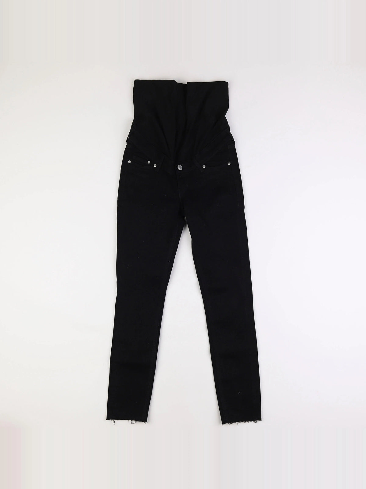 H&M - pantalon grossesse noir - 34 (XS)