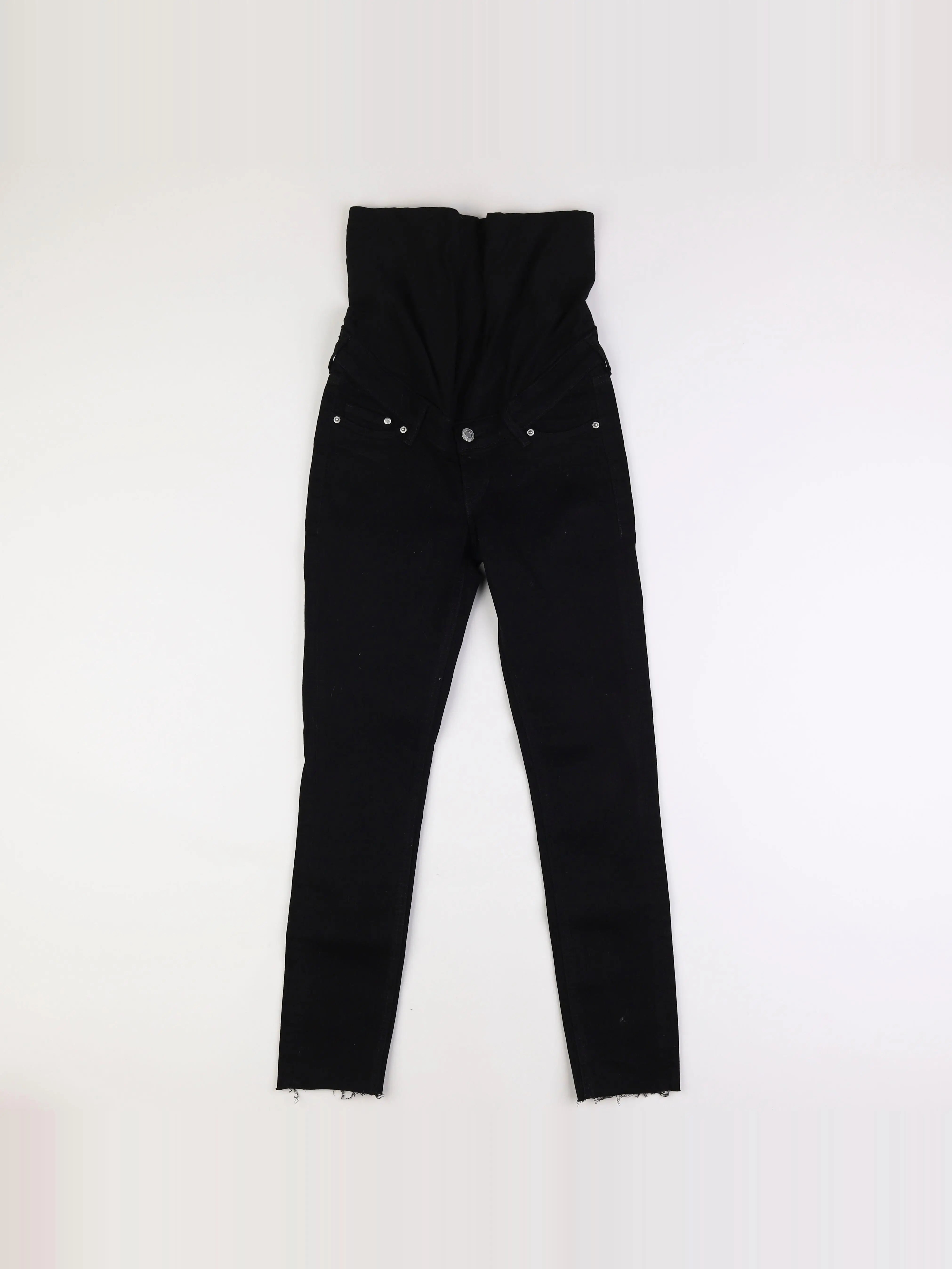 H&M - pantalon grossesse noir - 34 (XS)