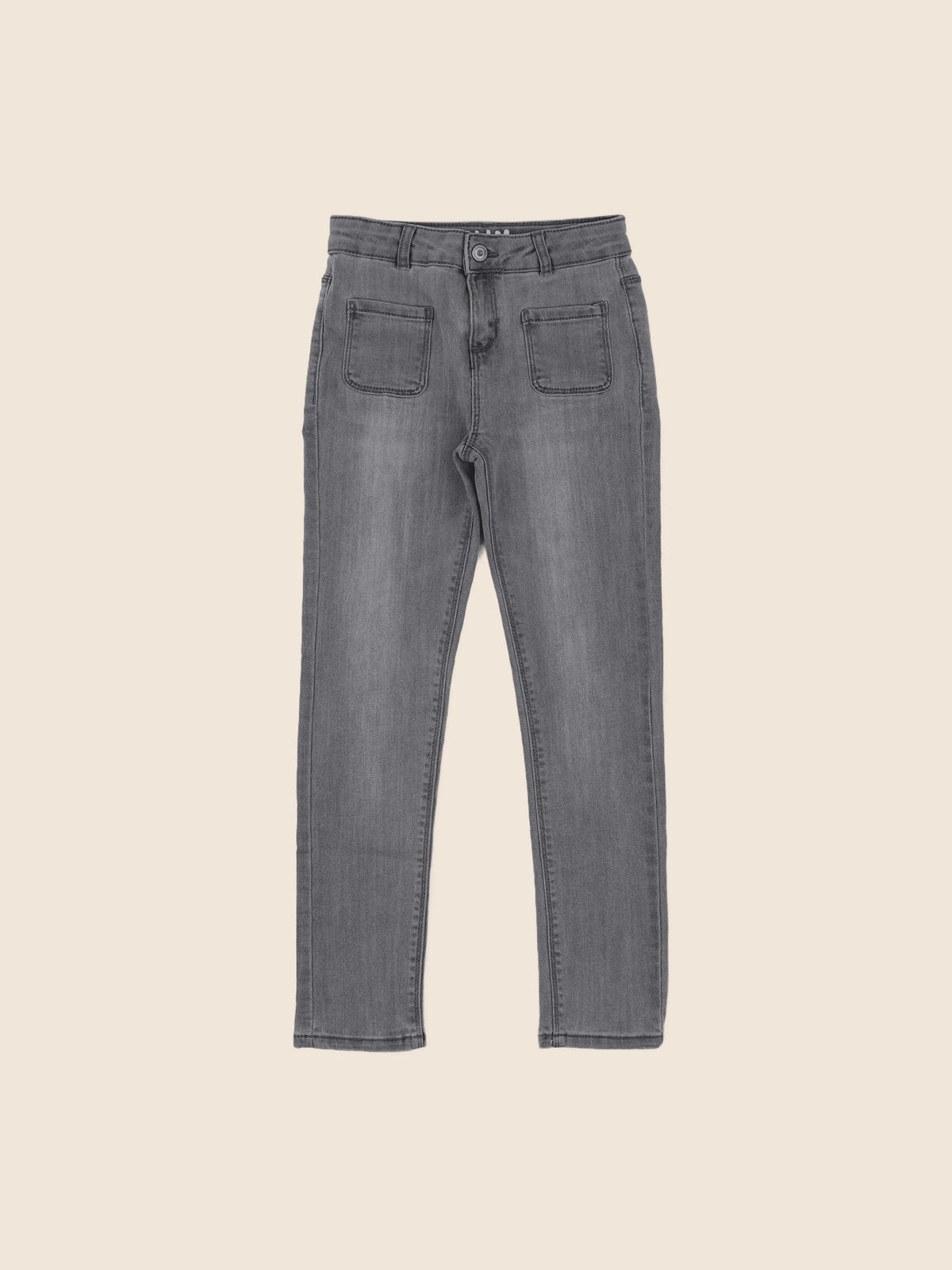 Vertbaudet - jean gris - 9 ans