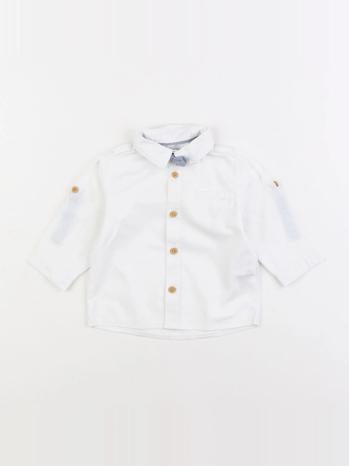 Vertbaudet - chemise blanc - 6 mois
