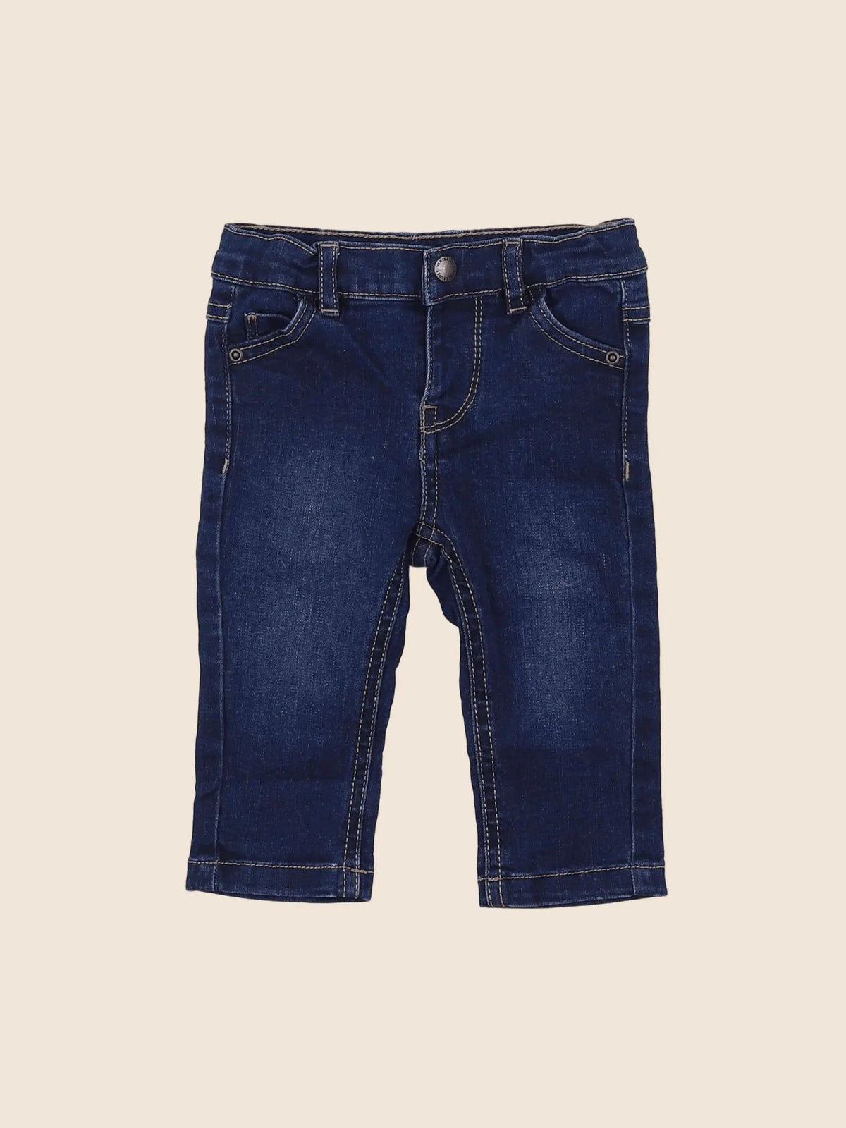 Vertbaudet - jean bleu - 6 mois