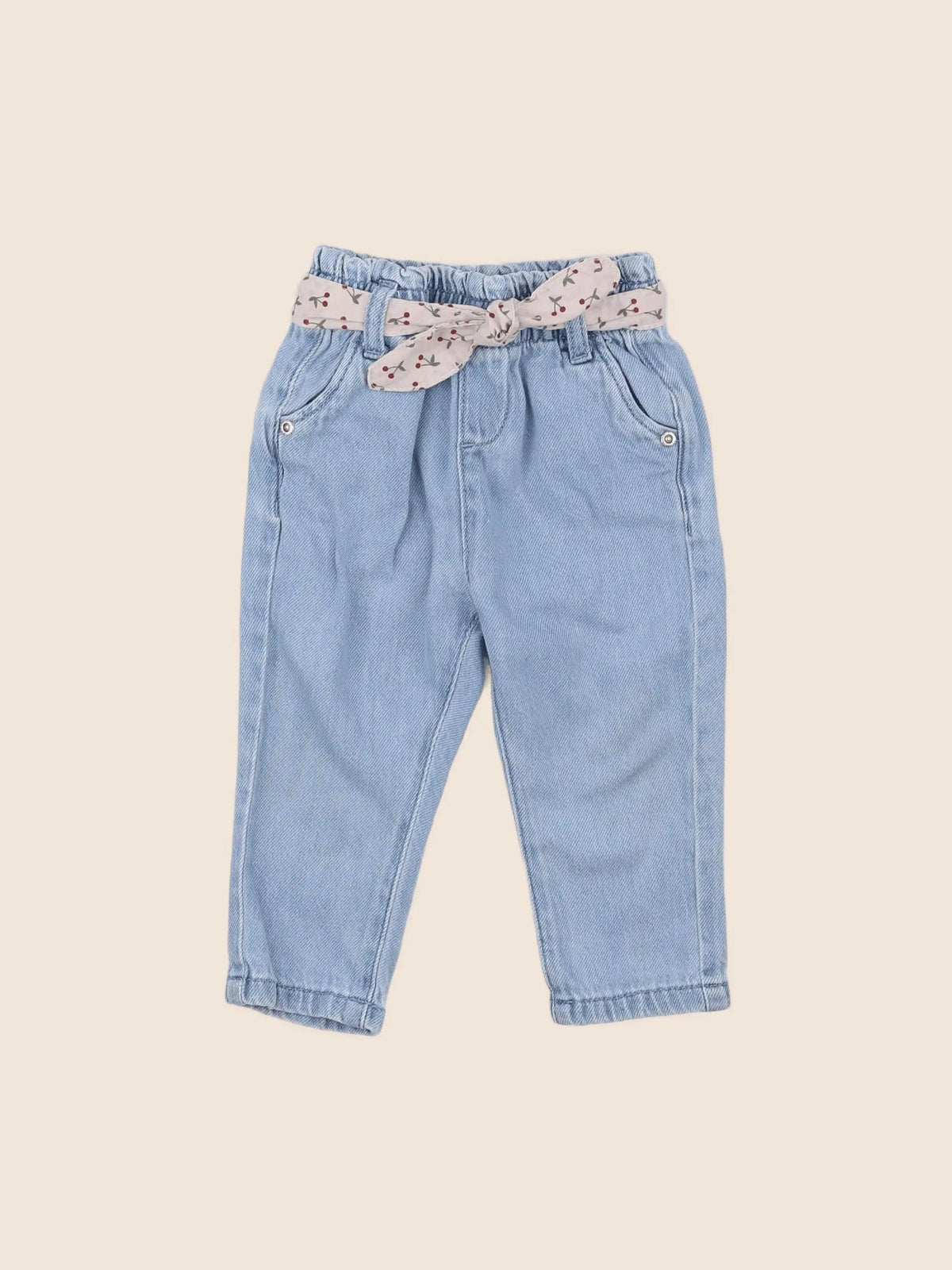 Vertbaudet - jean bleu - 9 mois