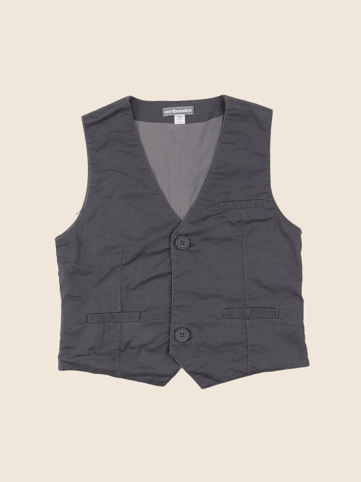 Vertbaudet - gilet gris - 5 ans