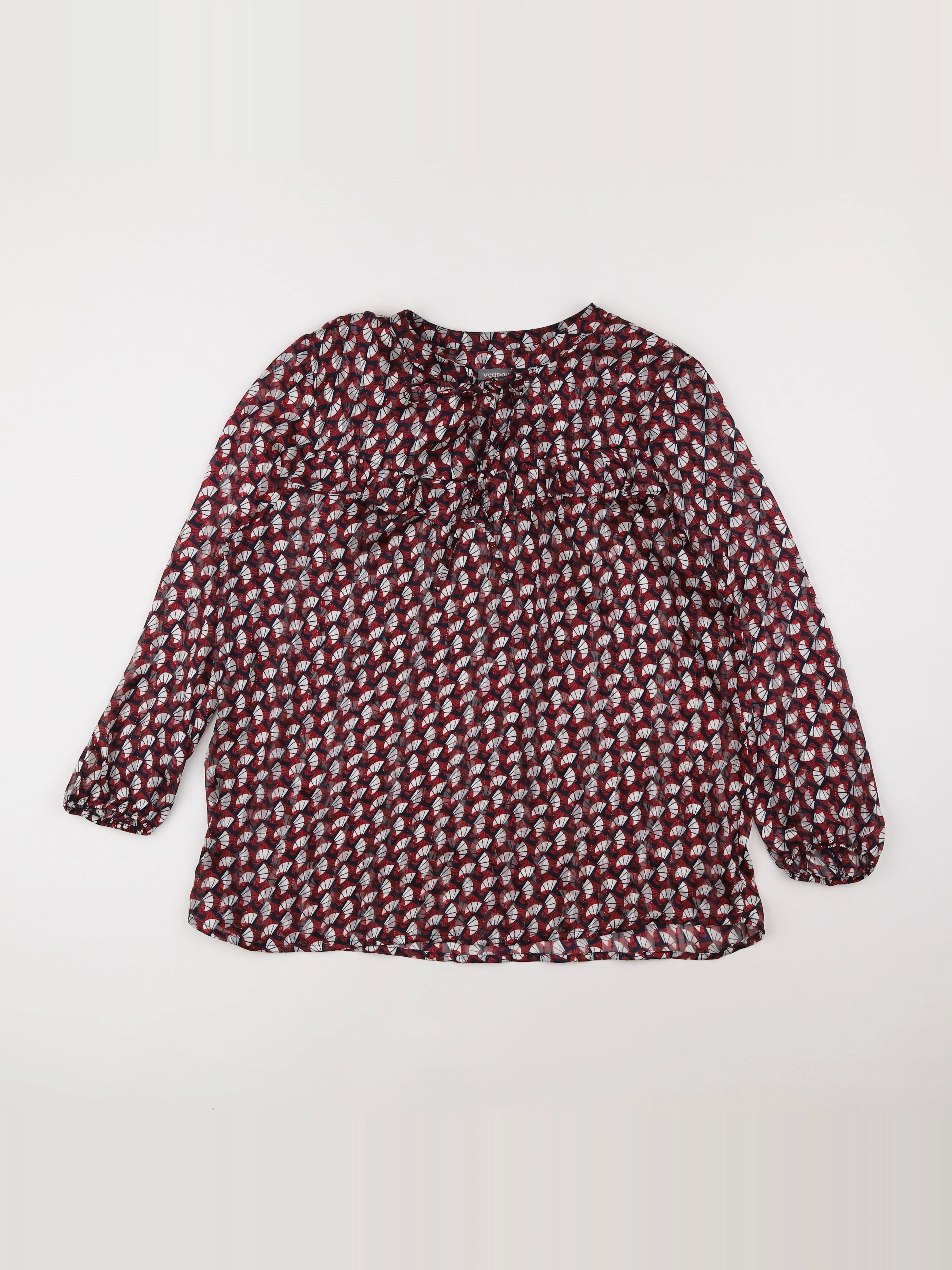Vertbaudet - blouse grossesse rouge - 42