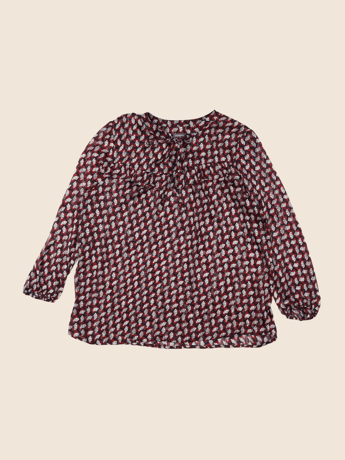 Vertbaudet - blouse grossesse rouge - 42
