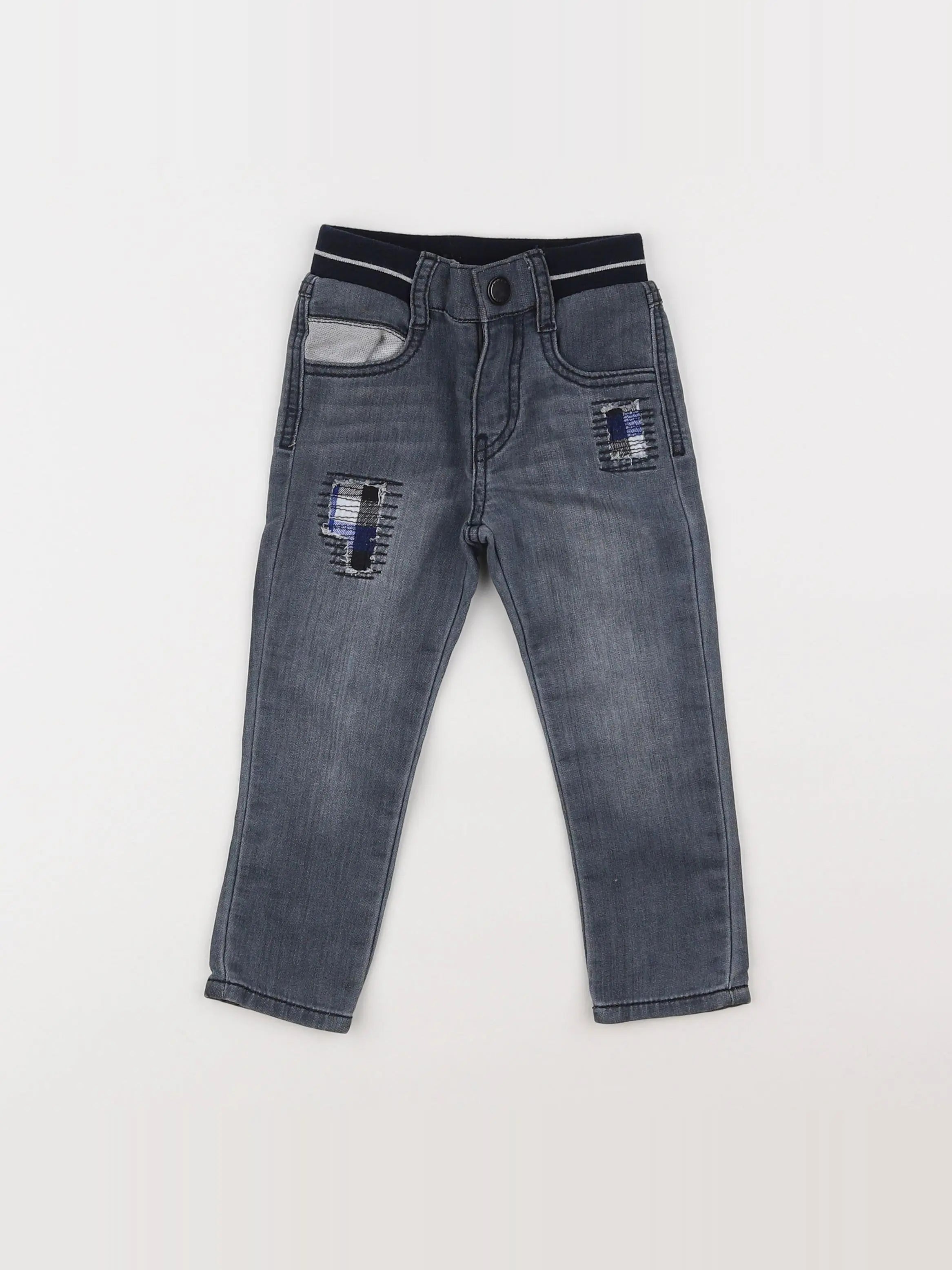IKKS - jean gris - 18 mois