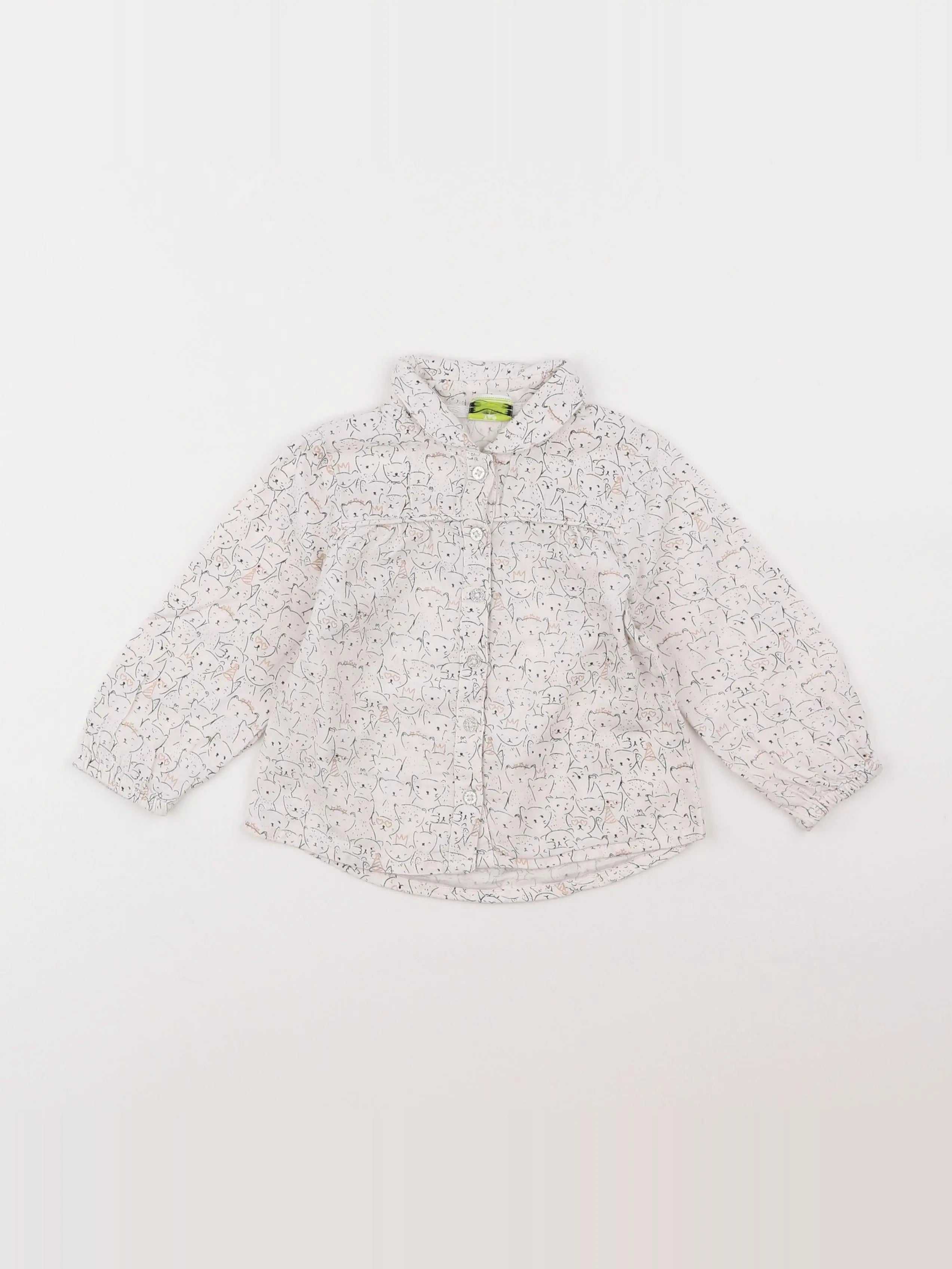 Tape à l'oeil - chemise beige - 18 mois