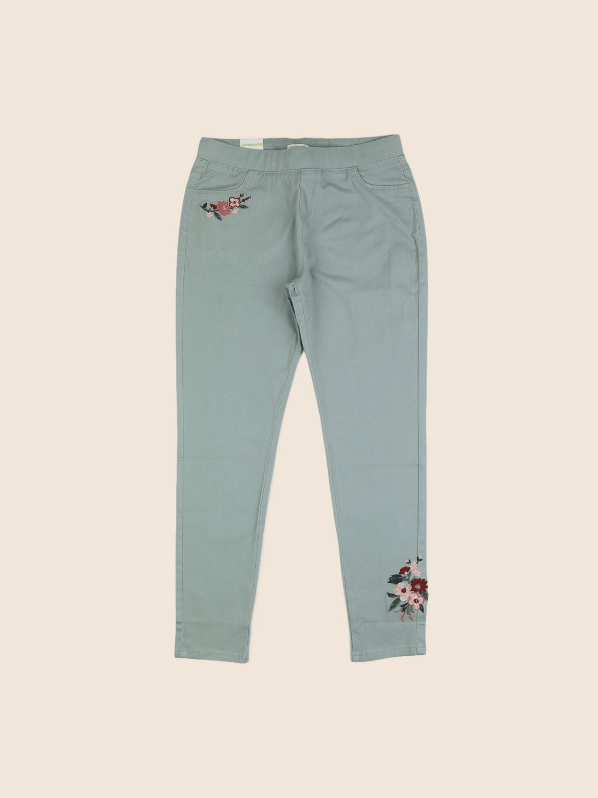 Vertbaudet - jegging vert - 14 ans