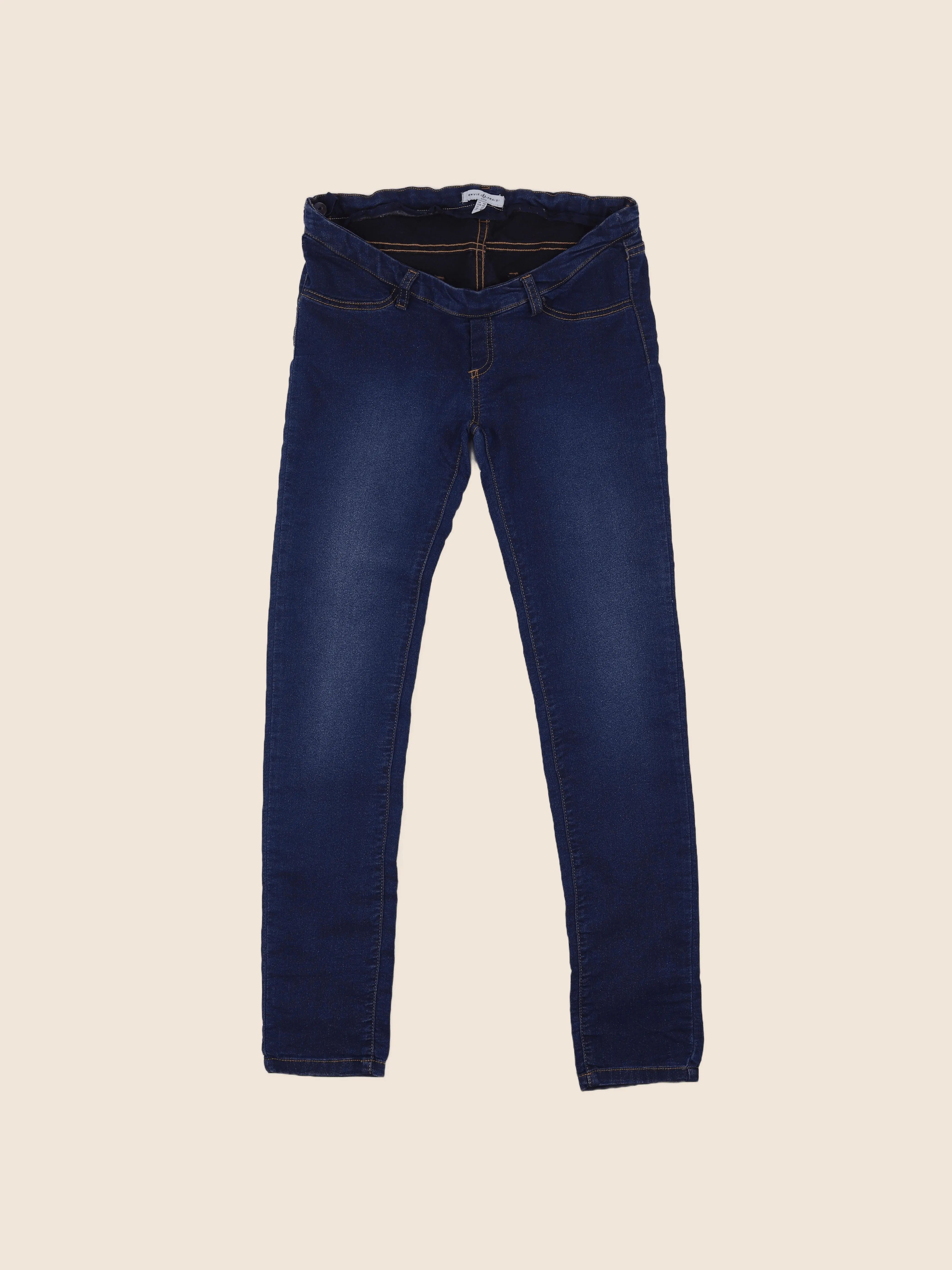 Envie de fraise - jean grossesse bleu - 38