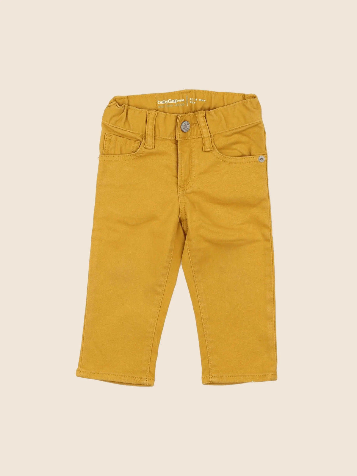 GAP - jean jaune - 12/18 mois