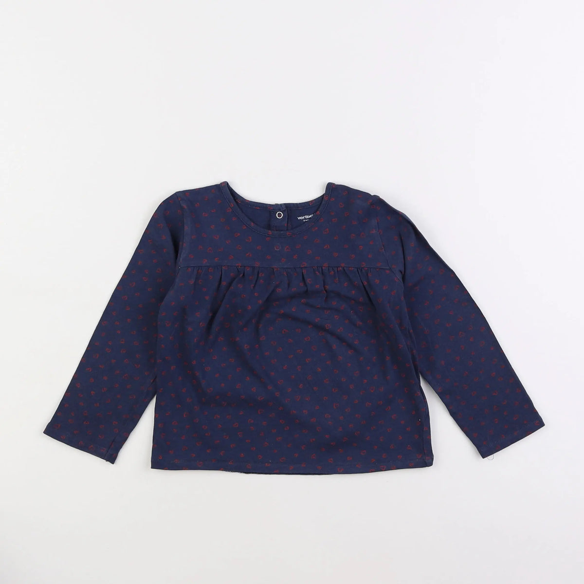 Vertbaudet - tee-shirt bleu - 3 ans