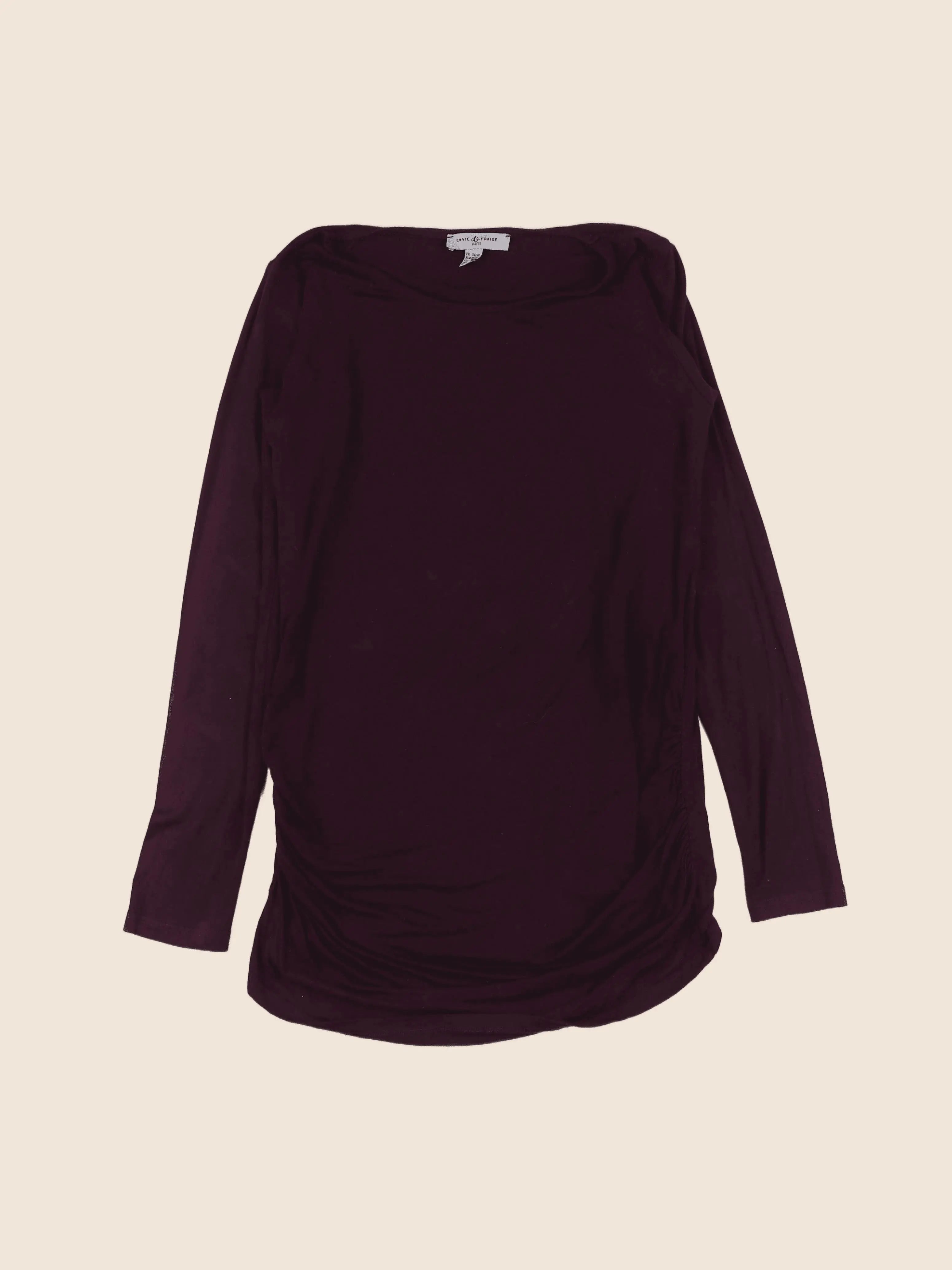 Envie de fraise - tee-shirt grossesse violet - 34 à 36