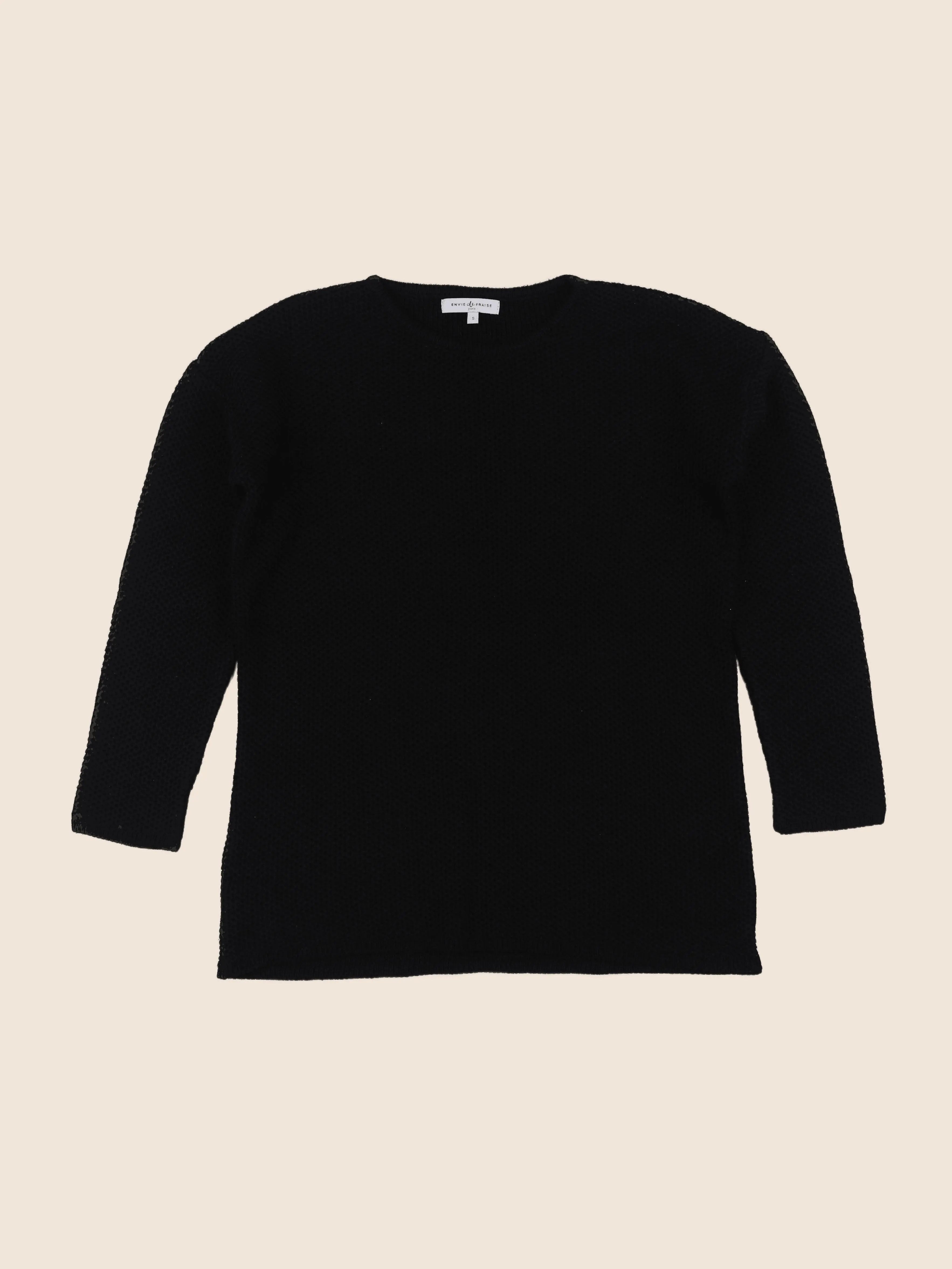 Envie de fraise - pull grossesse noir - 34 à 36