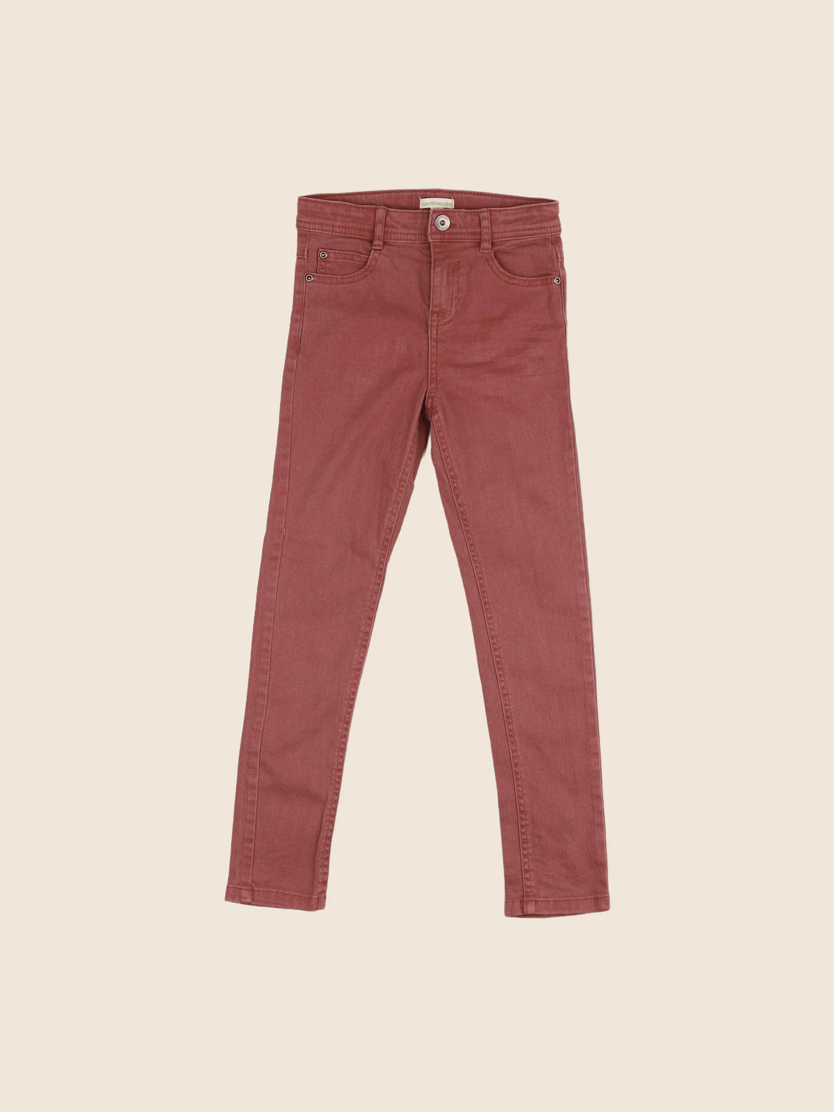 Vertbaudet - jean marron - 8 ans