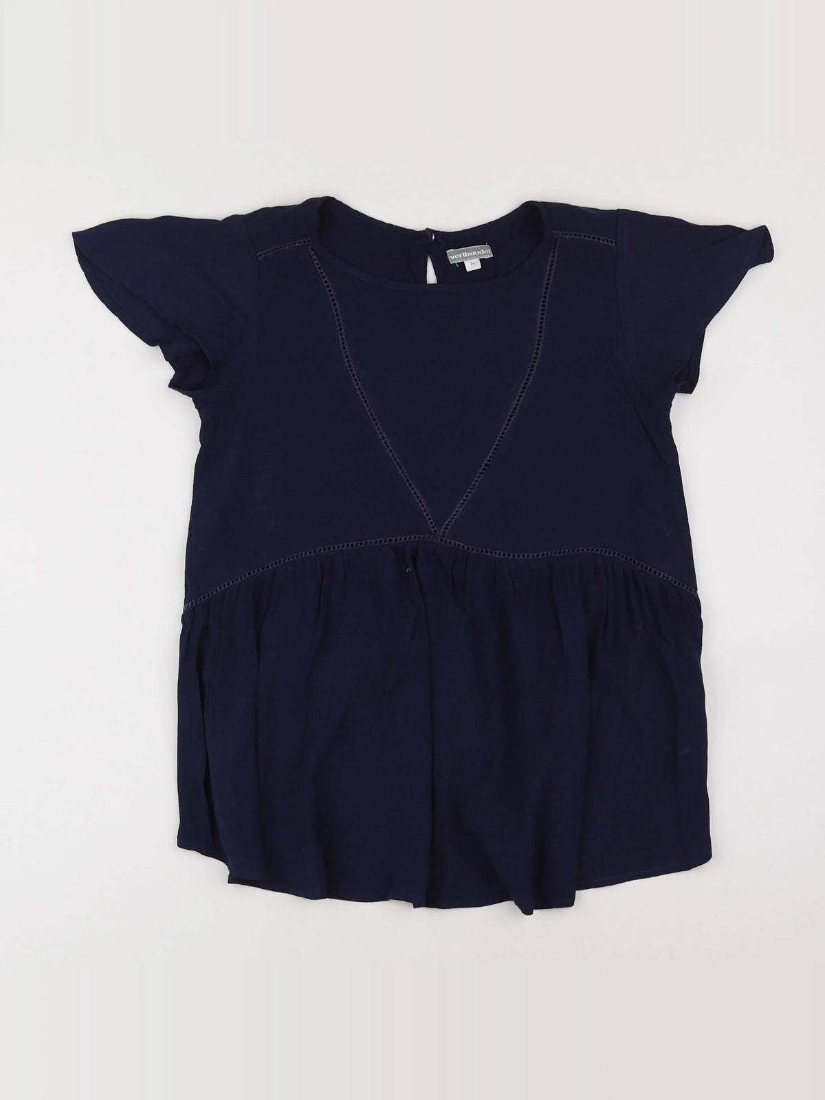 Vertbaudet - blouse grossesse bleu - 34