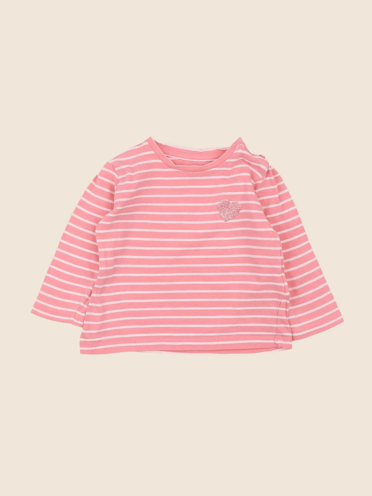 Vertbaudet - tee-shirt rose - 6 mois
