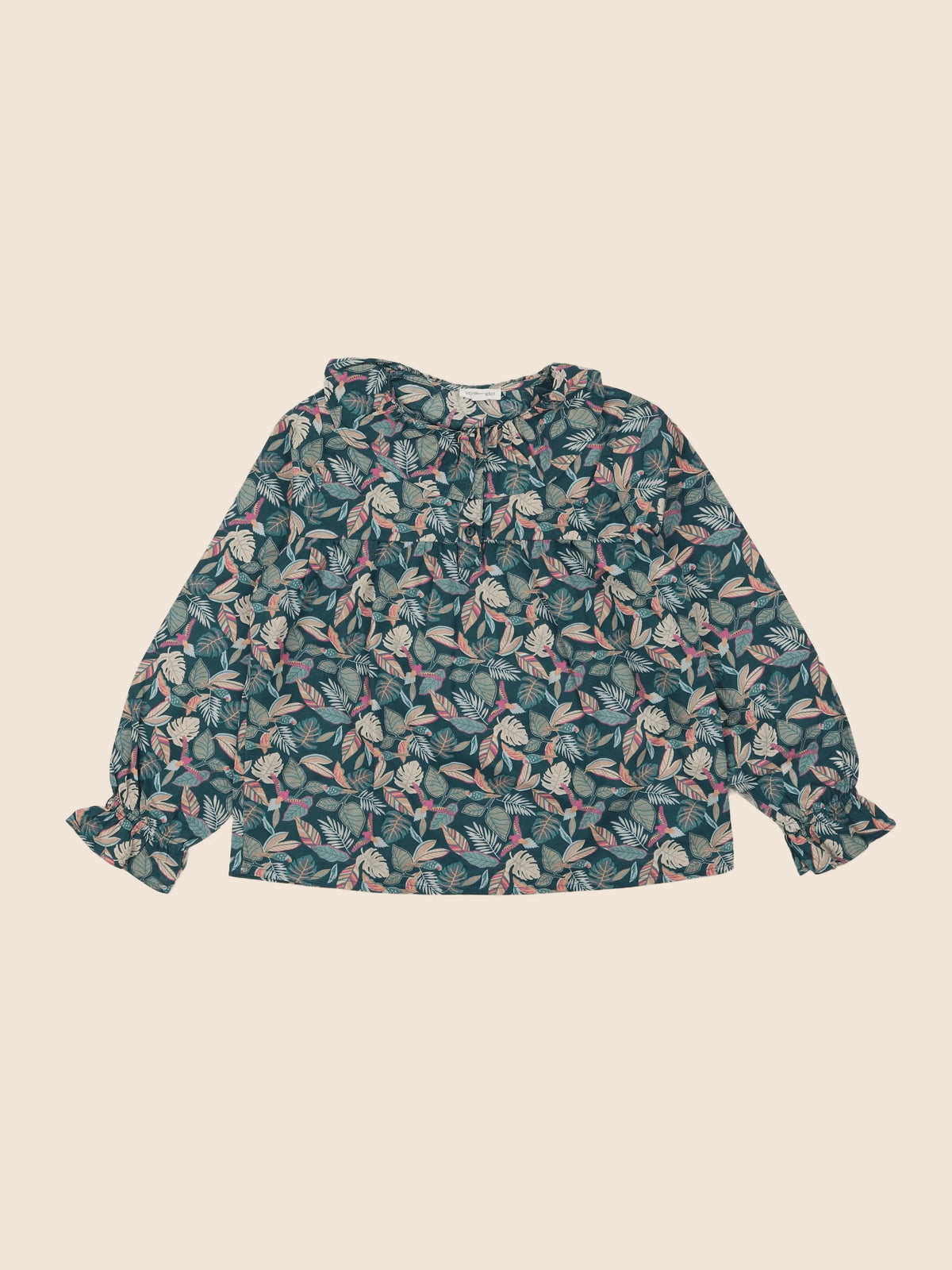 Vertbaudet - blouse vert - 8 ans