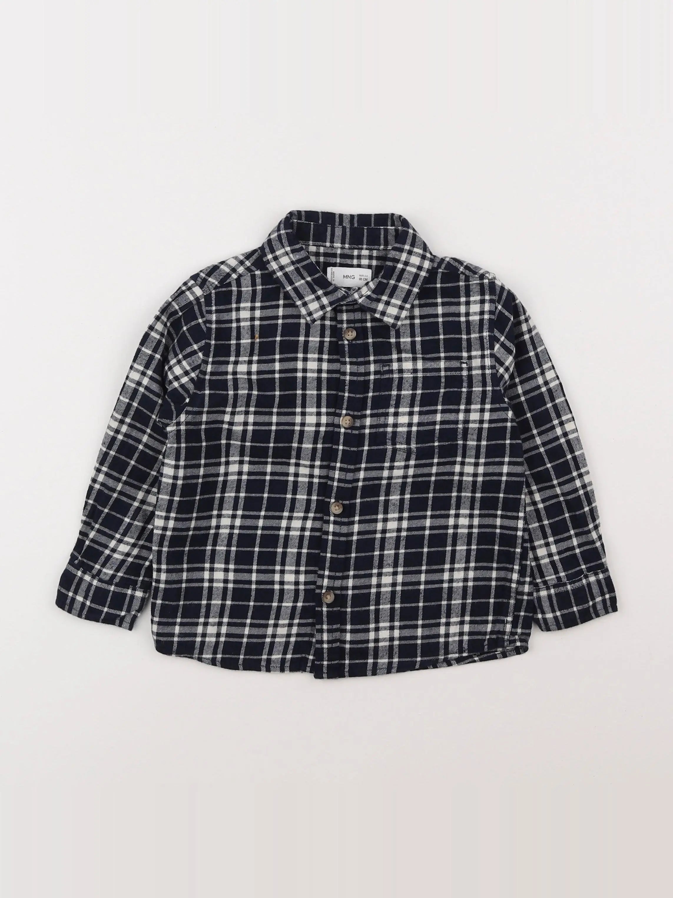 Mango - chemise multicolore - 2/3 ans