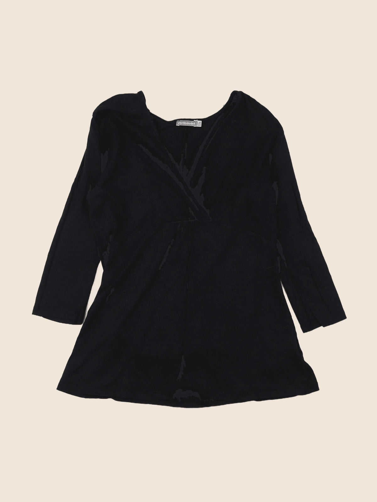 Vertbaudet - tee-shirt grossesse noir - 38 à 40