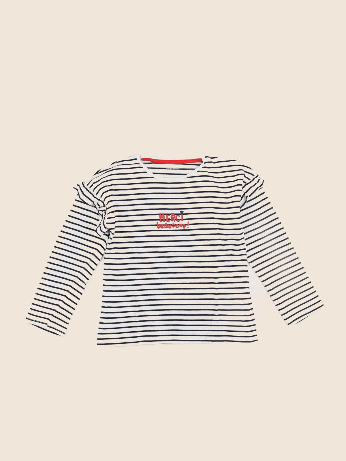 Vertbaudet - tee-shirt bleu - 8 ans