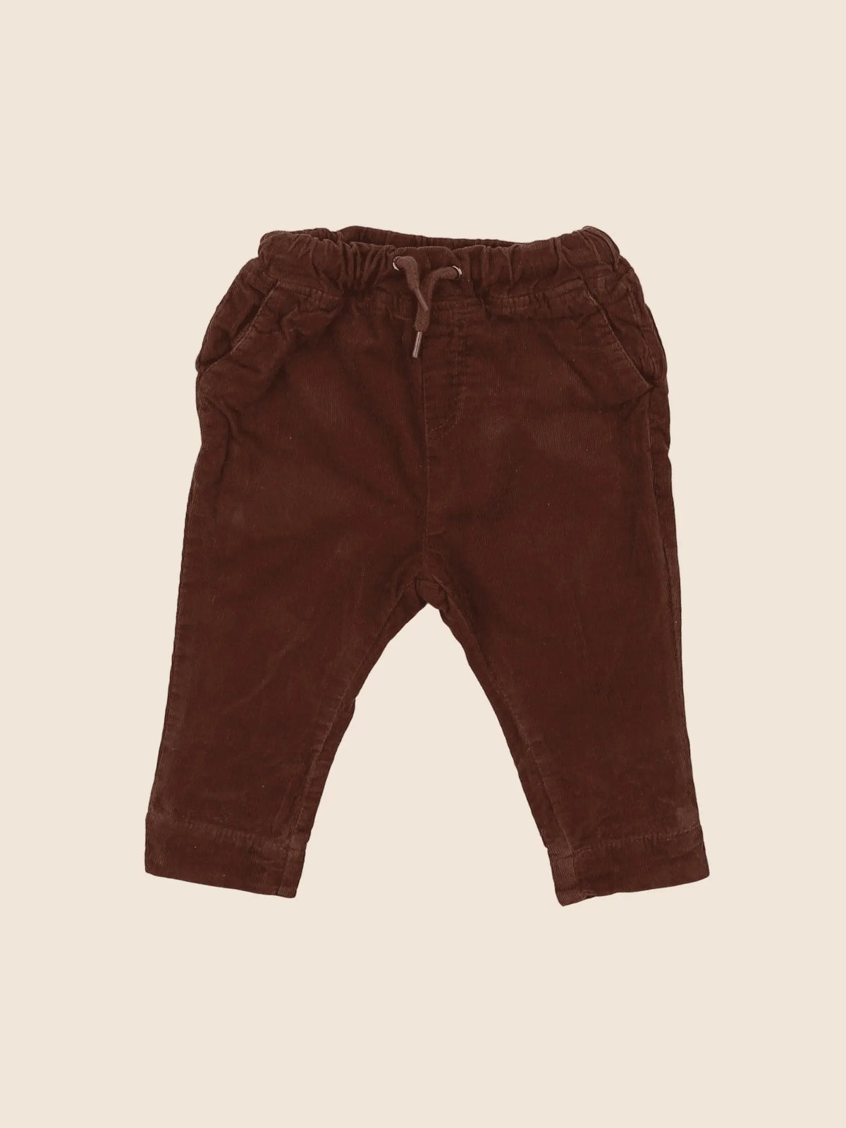 Vertbaudet - pantalon marron - 6 mois