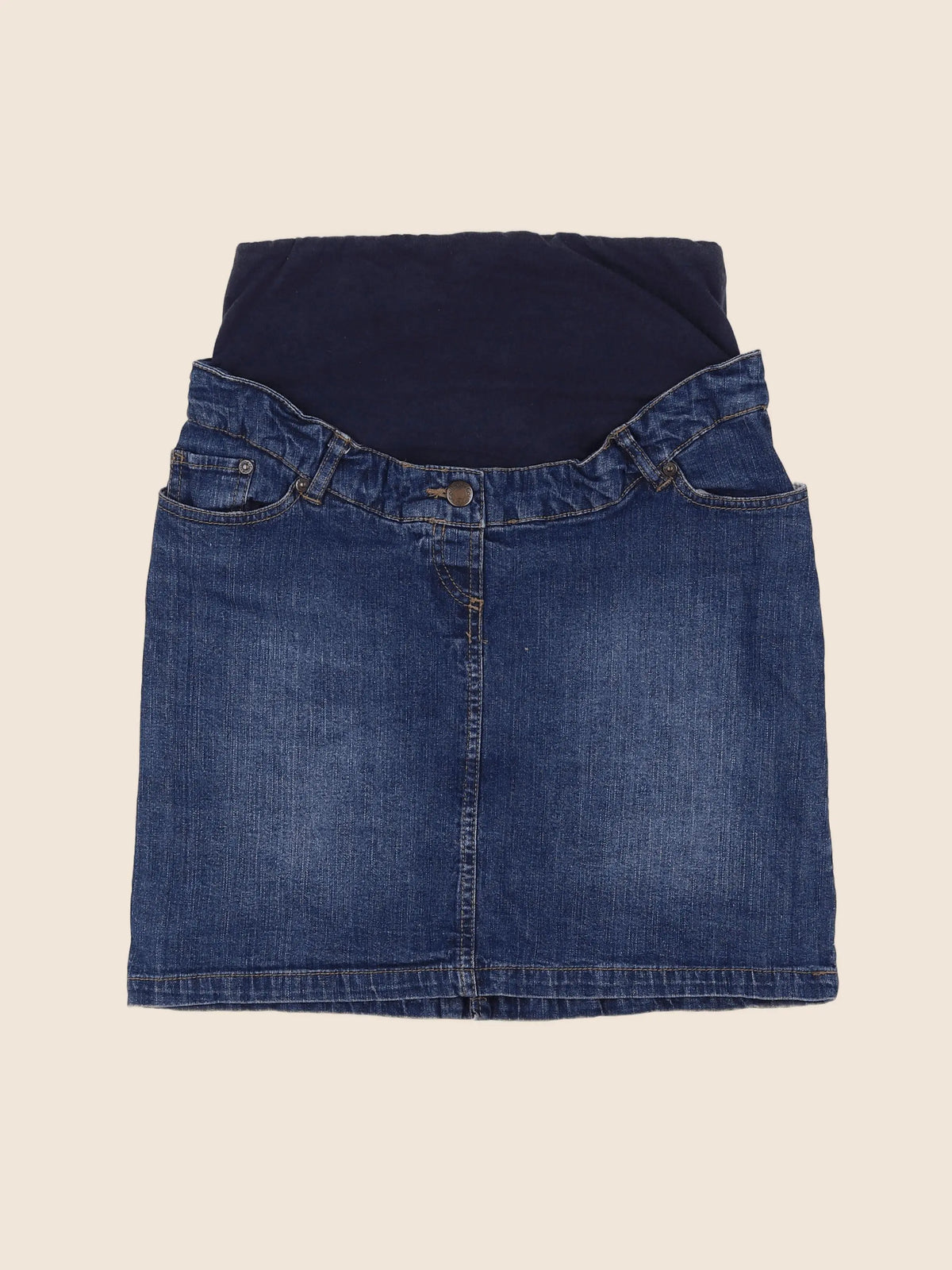 Vertbaudet - jupe grossesse bleu - 34