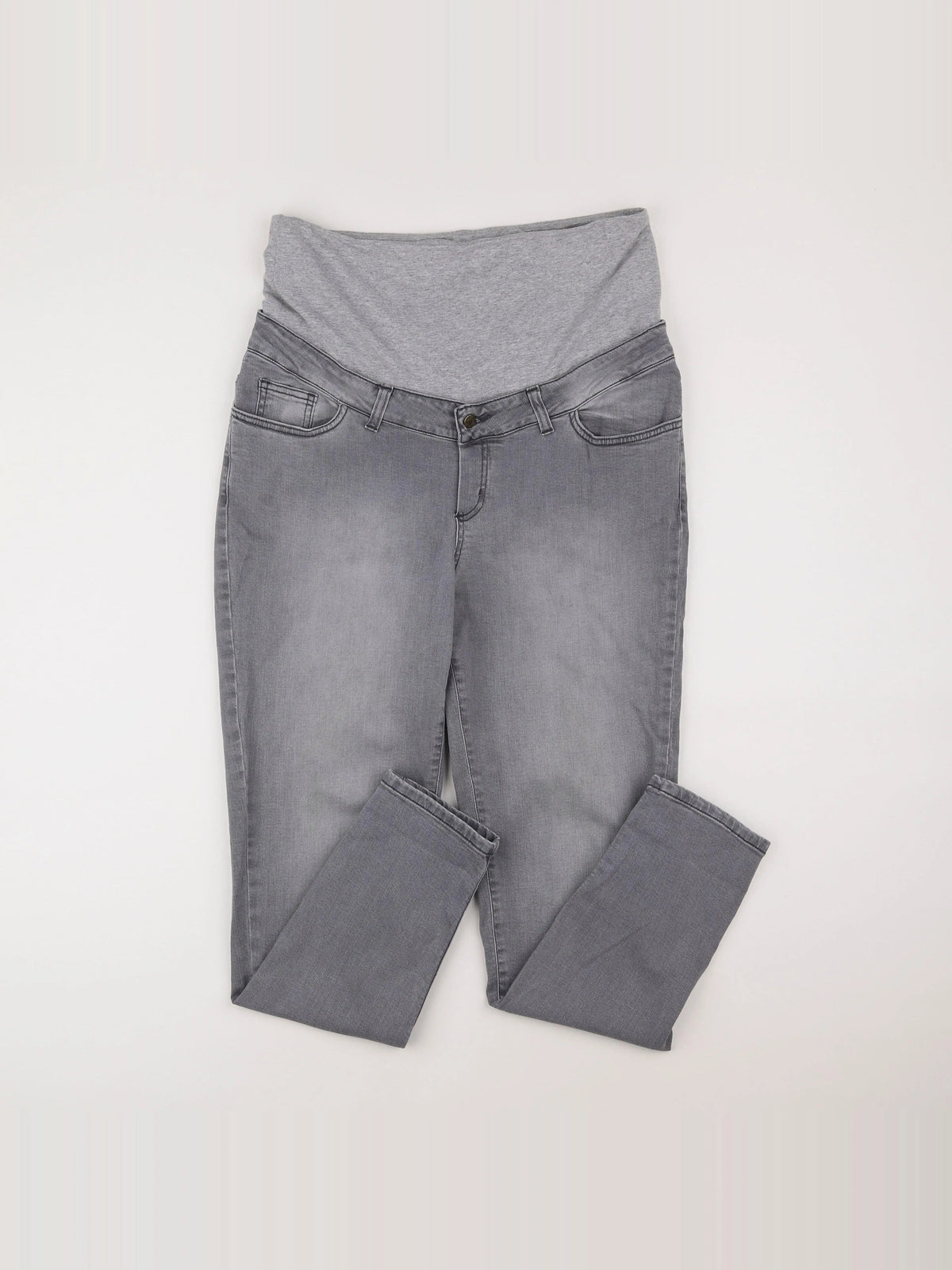 Envie de fraise - jean grossesse gris - 40