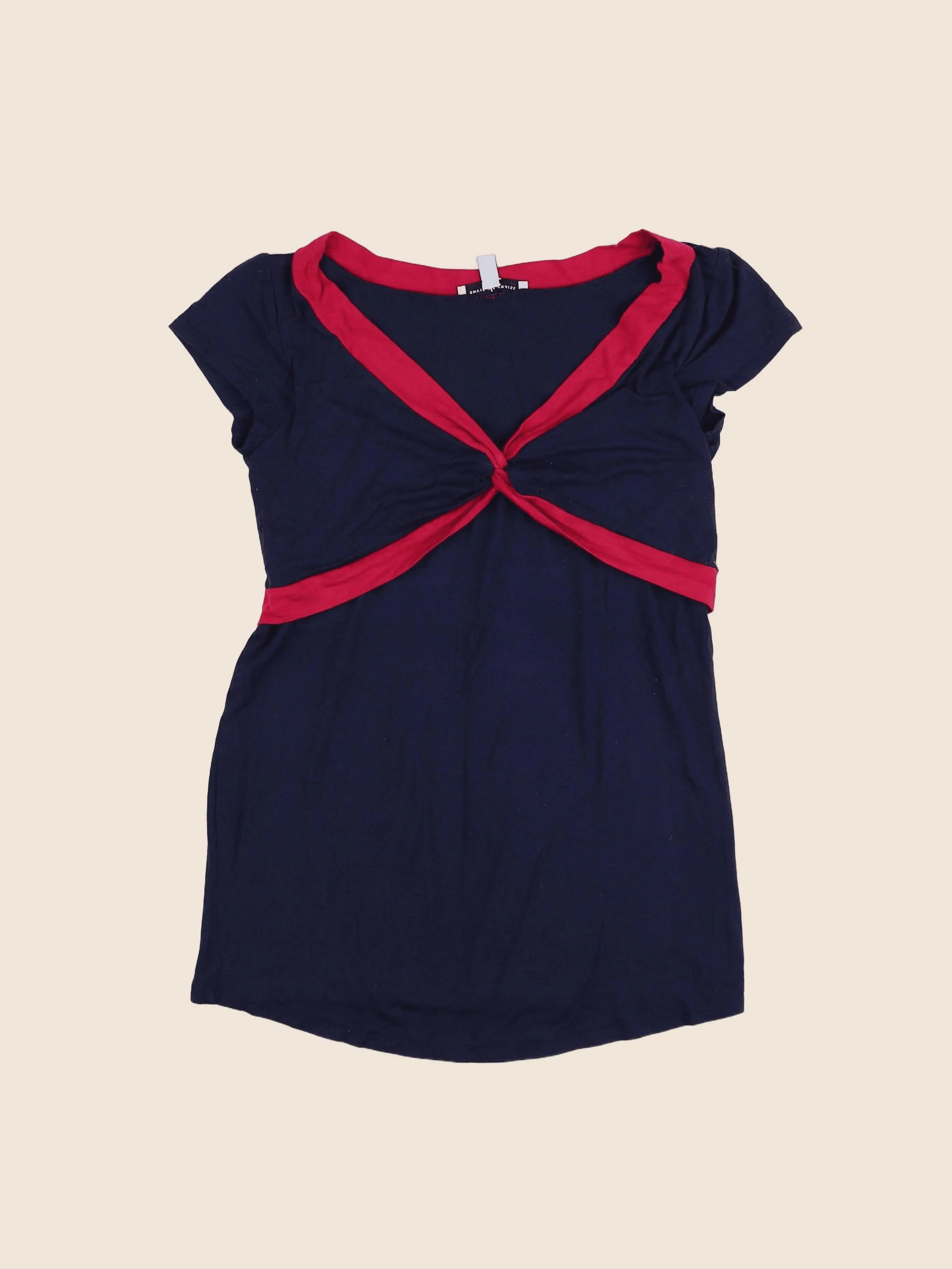 Envie de fraise - tee-shirt grossesse bleu - 38 à 40