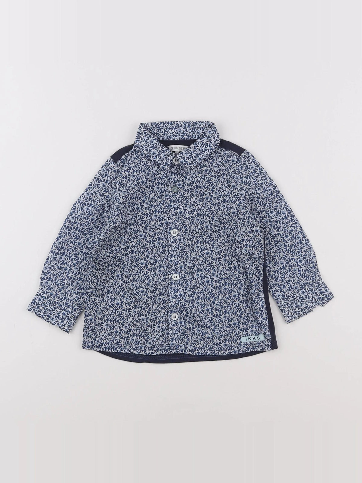 IKKS - chemise bleu - 12 mois