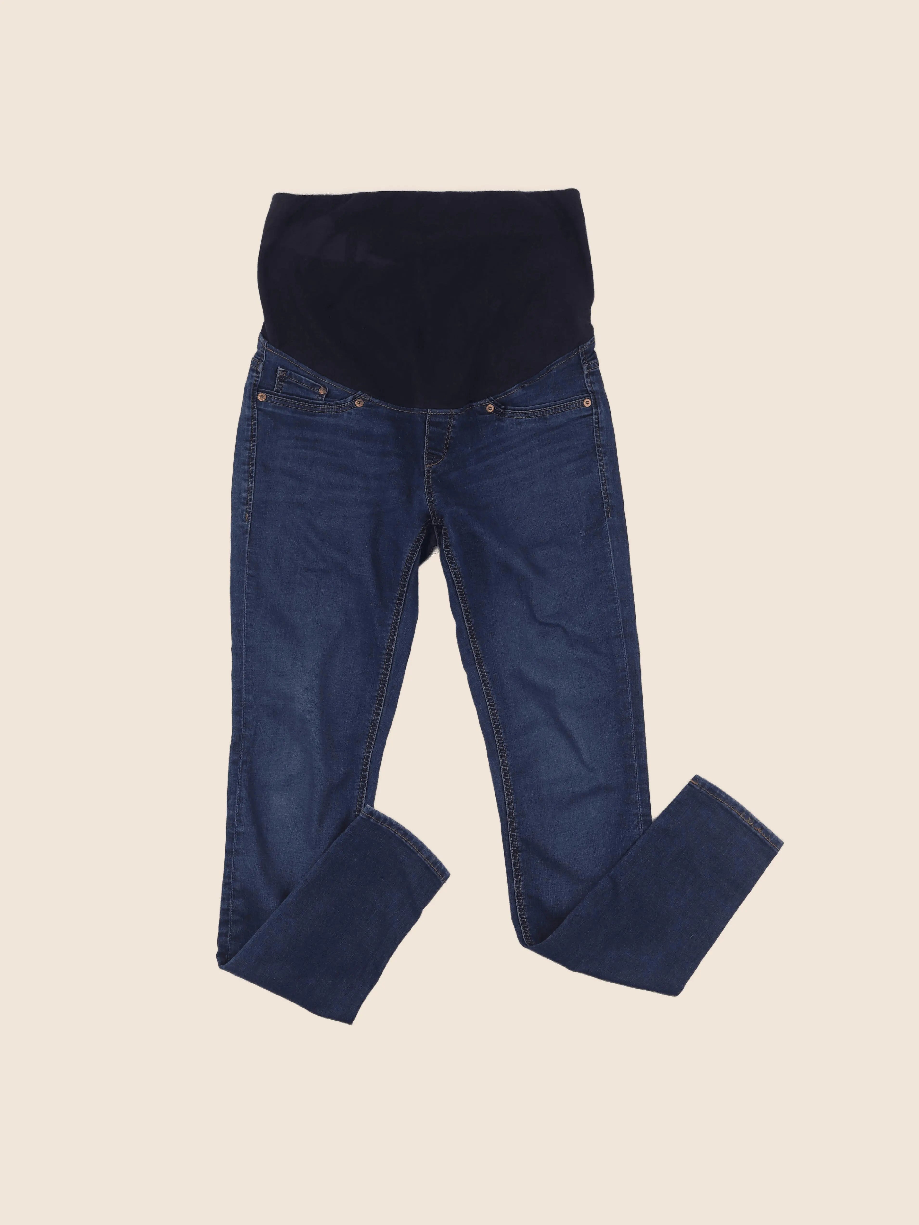 H&M - jean grossesse bleu - 38
