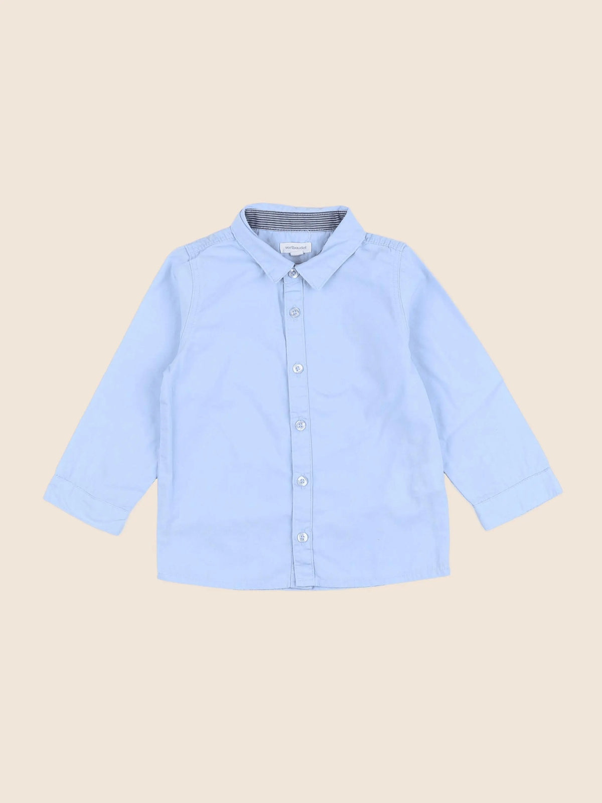 Vertbaudet - chemise bleu - 2 ans