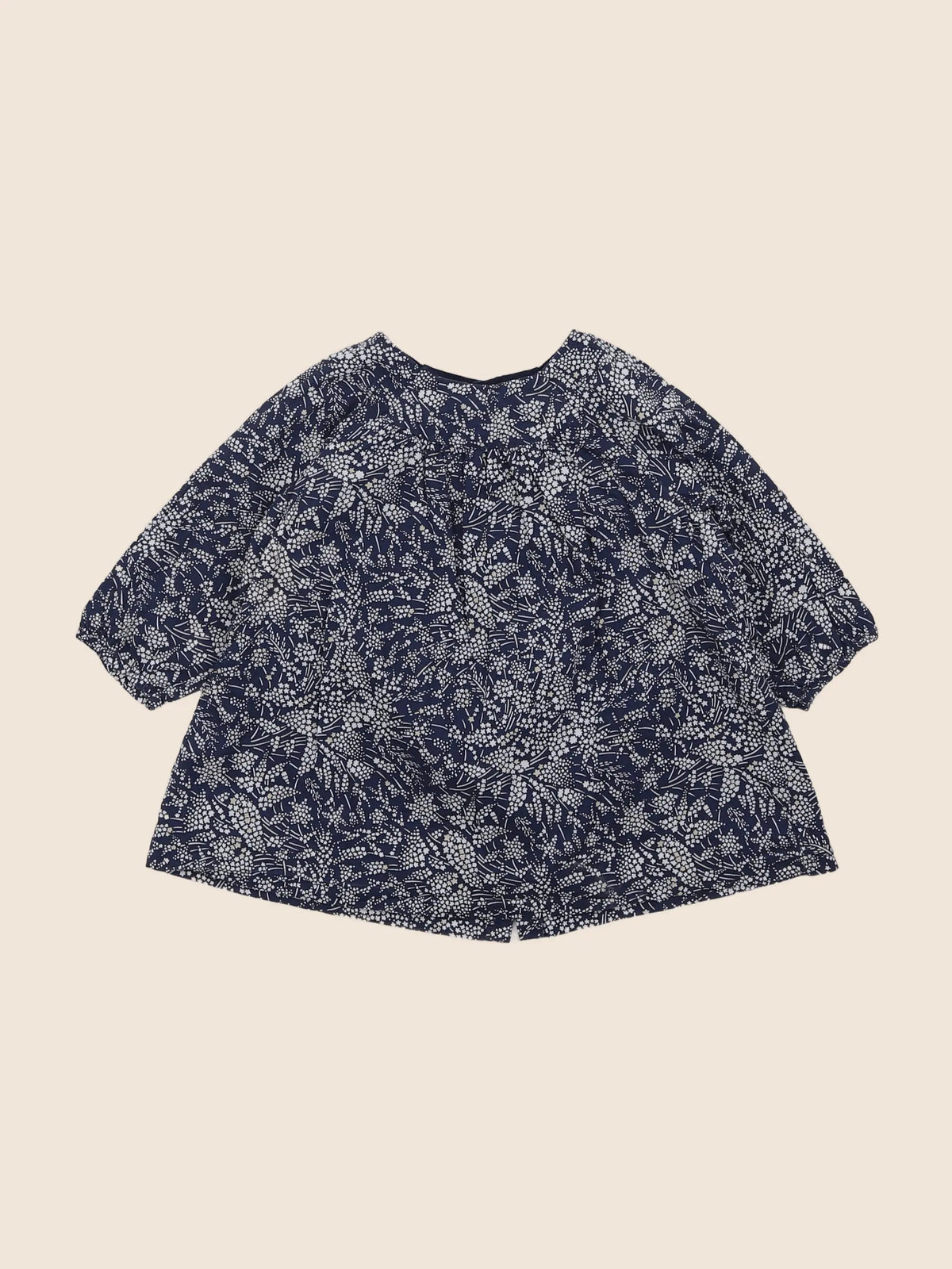 Jacadi - robe liberty bleu - 6 mois