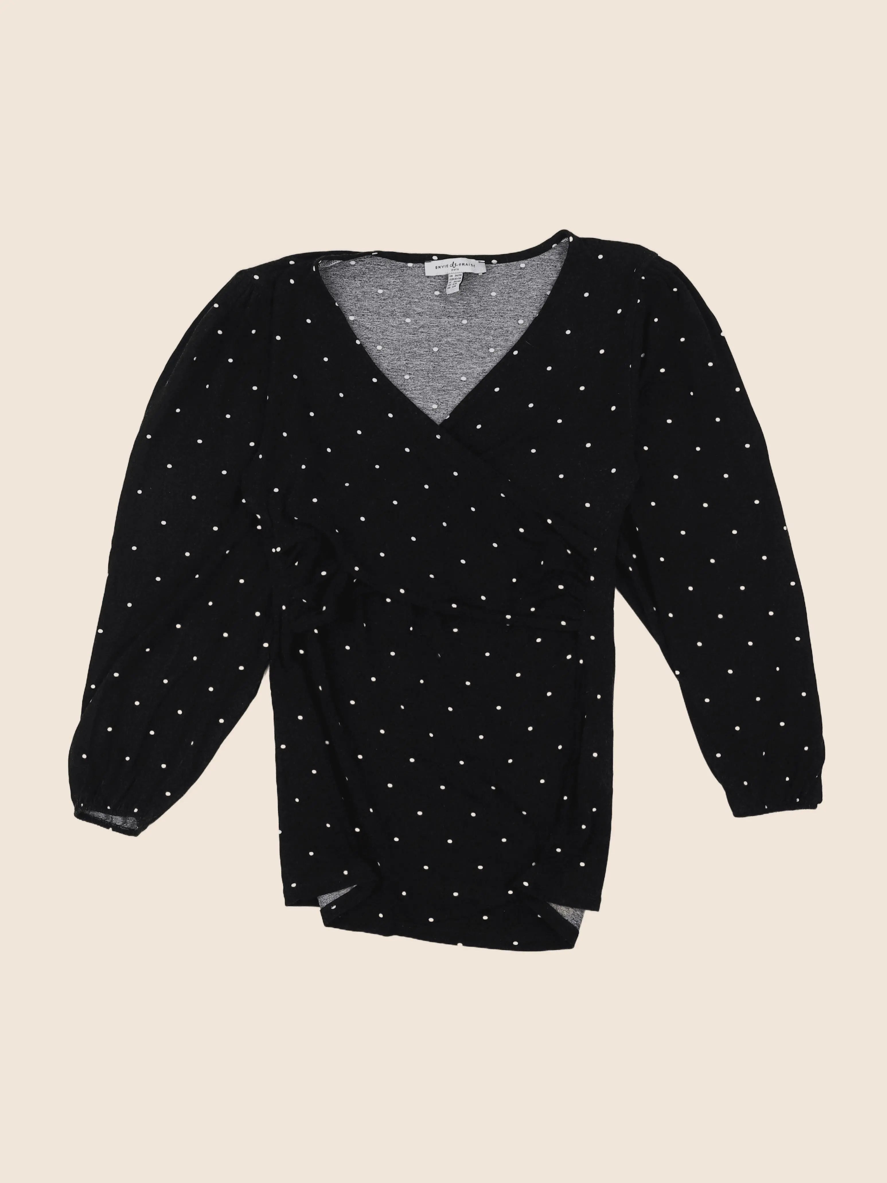 Envie de fraise - tee-shirt grossesse, allaitement noir - 34 à 36